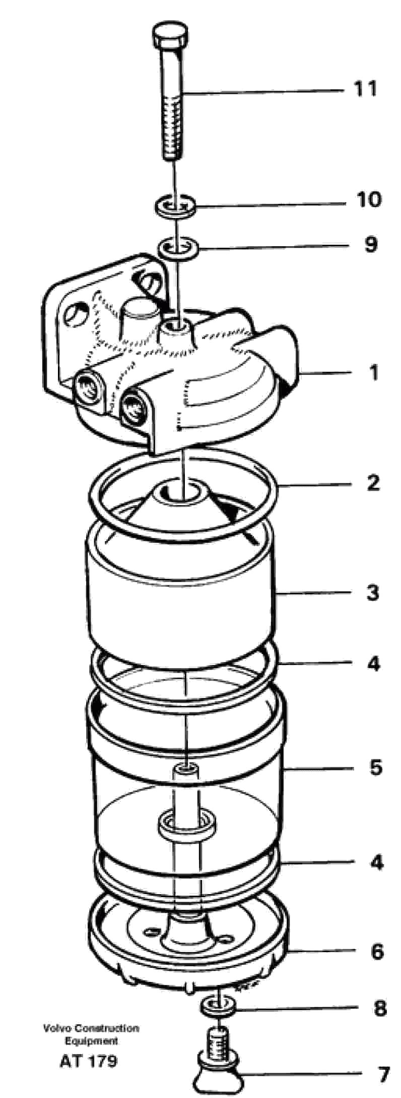 Схема запчастей Volvo L90C - 92666 Slurry separator L90C