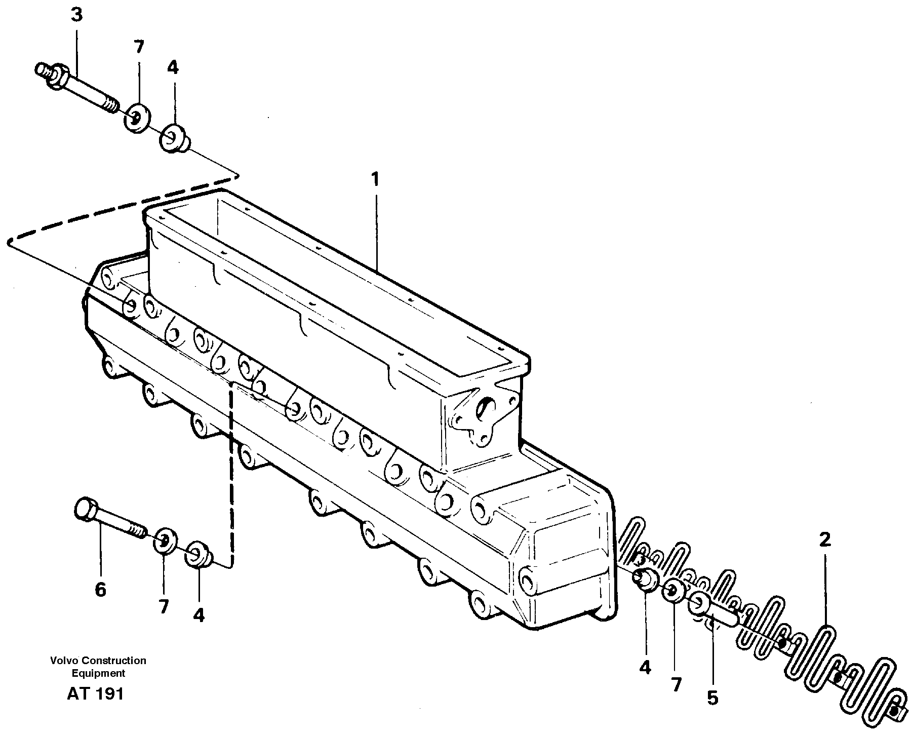 Схема запчастей Volvo L90C - 99432 Inlet manifold L90C