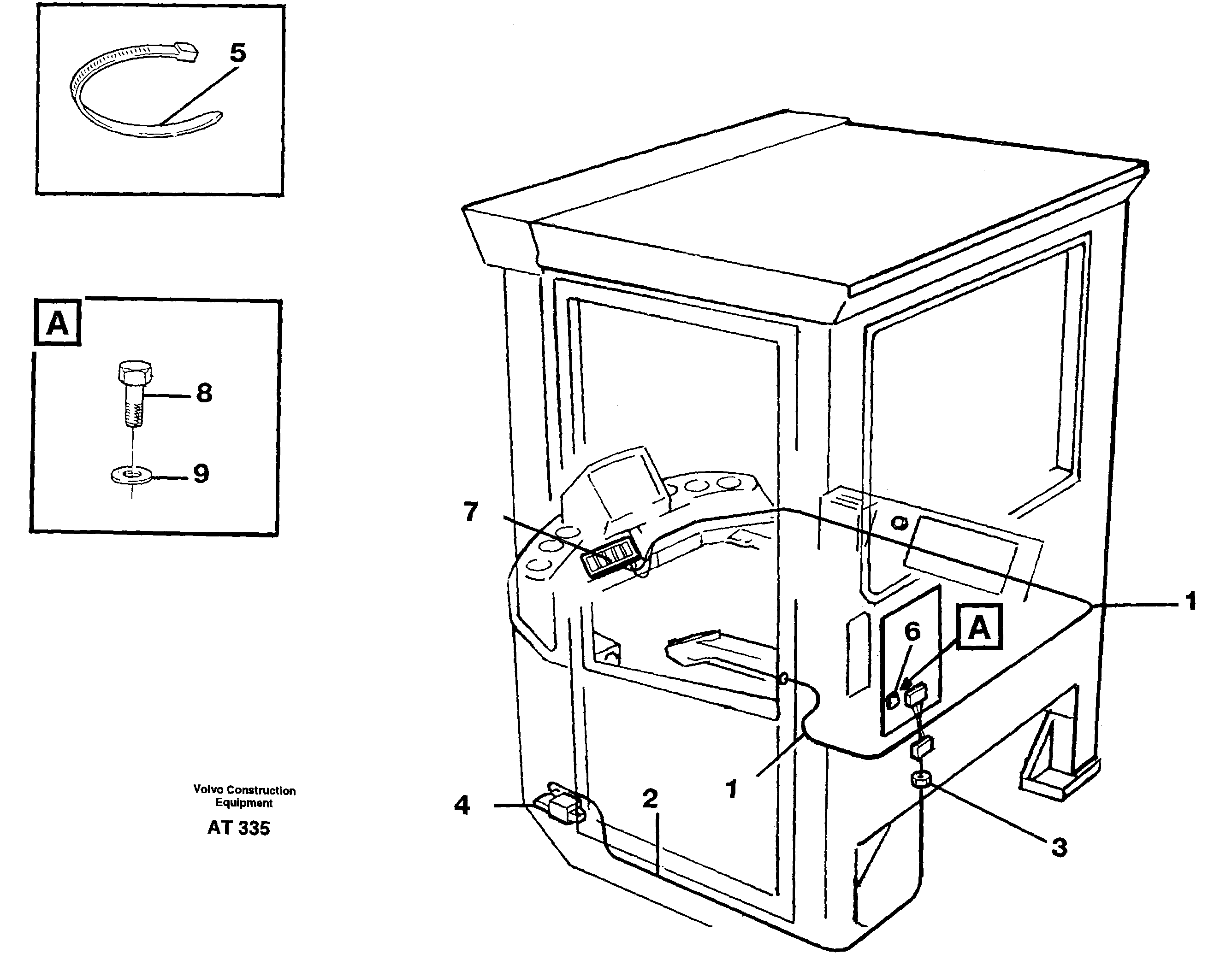 Схема запчастей Volvo L90C - 99599 Cable harness for Cdc-steering L90C