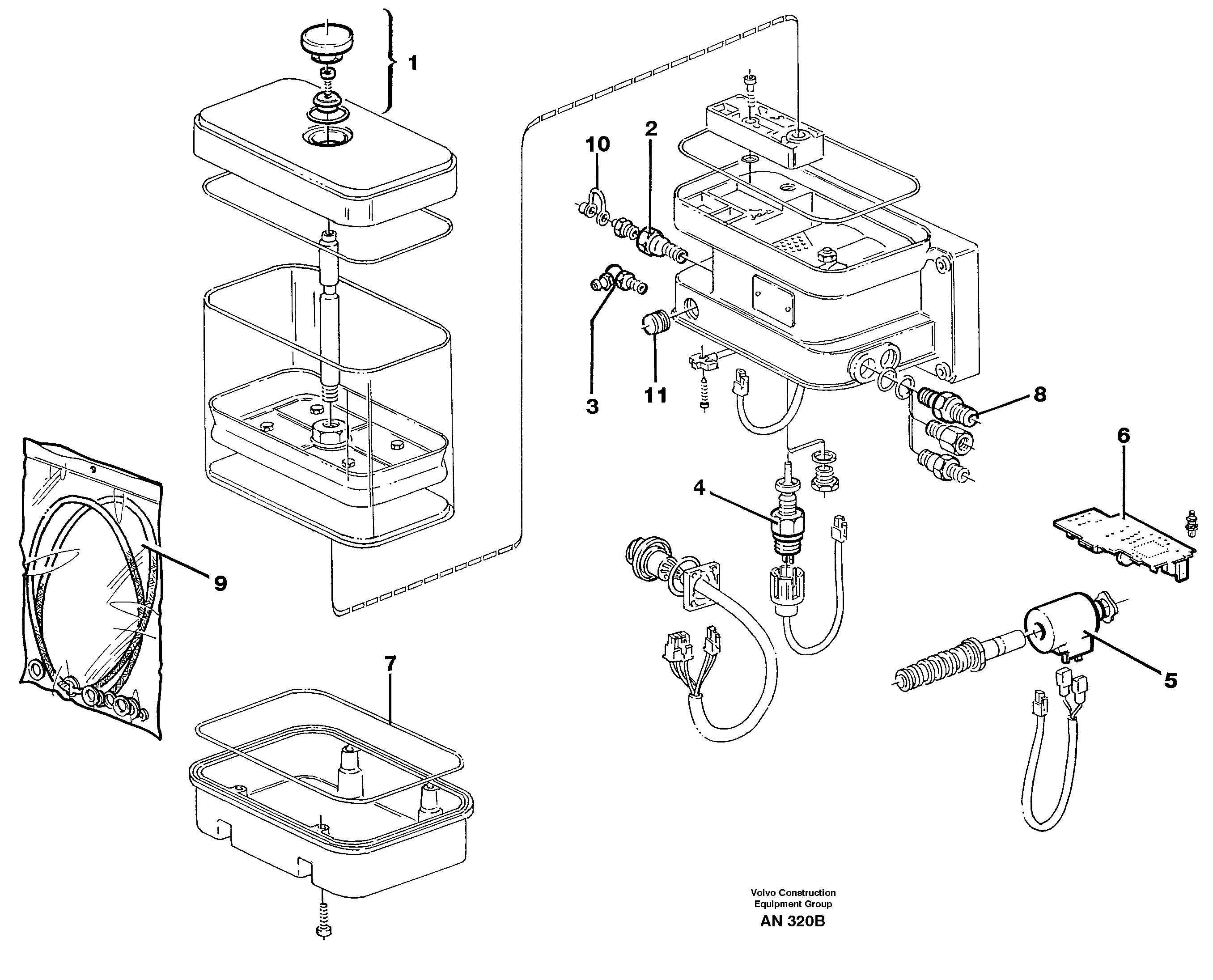 Схема запчастей Volvo L90C - 27613 Насос L90C VOLVO BM VOLVO BM L90C SER NO - 14304