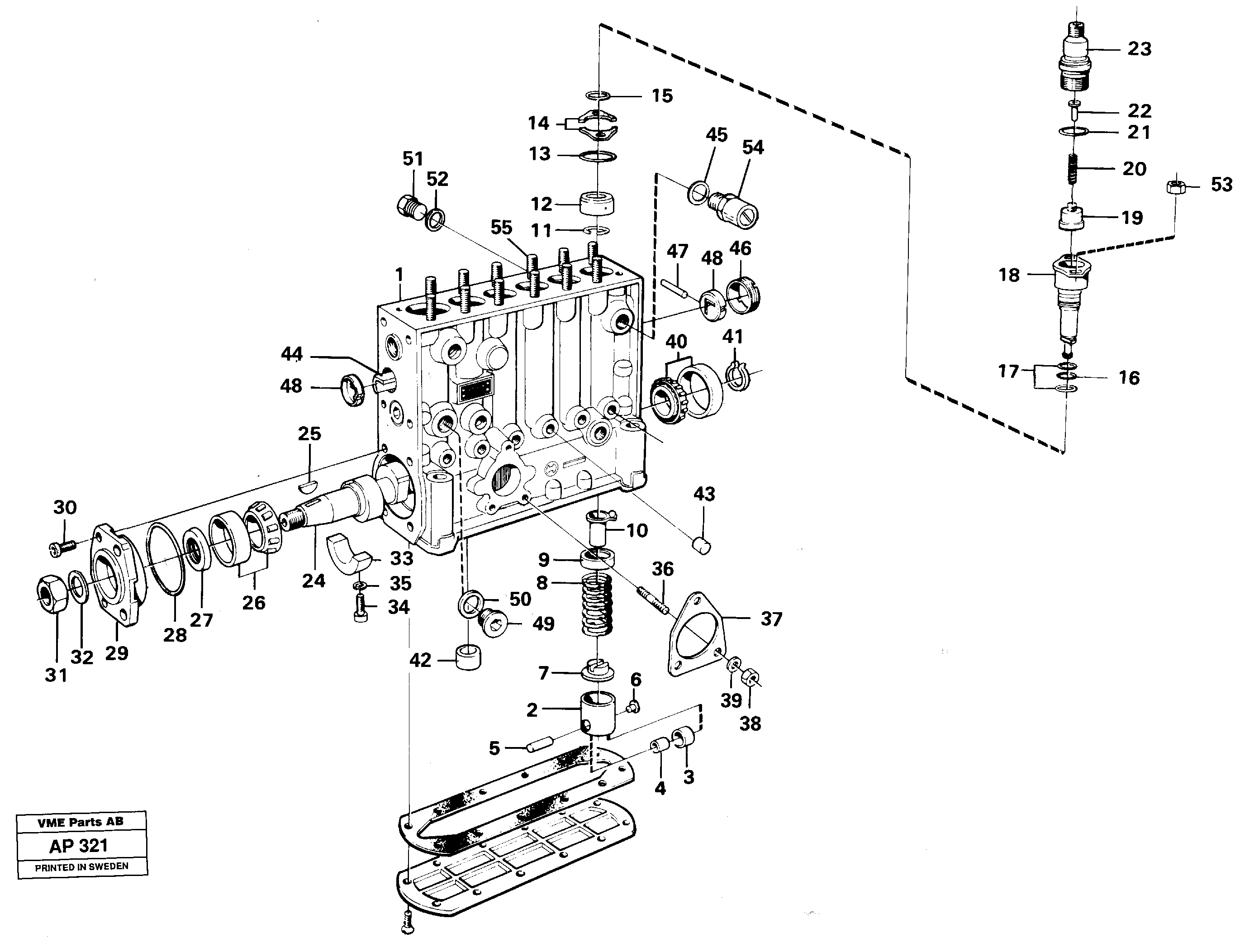 Схема запчастей Volvo L120C - 89275 Насос L120C VOLVO BM VOLVO BM L120C SER NO - 11318
