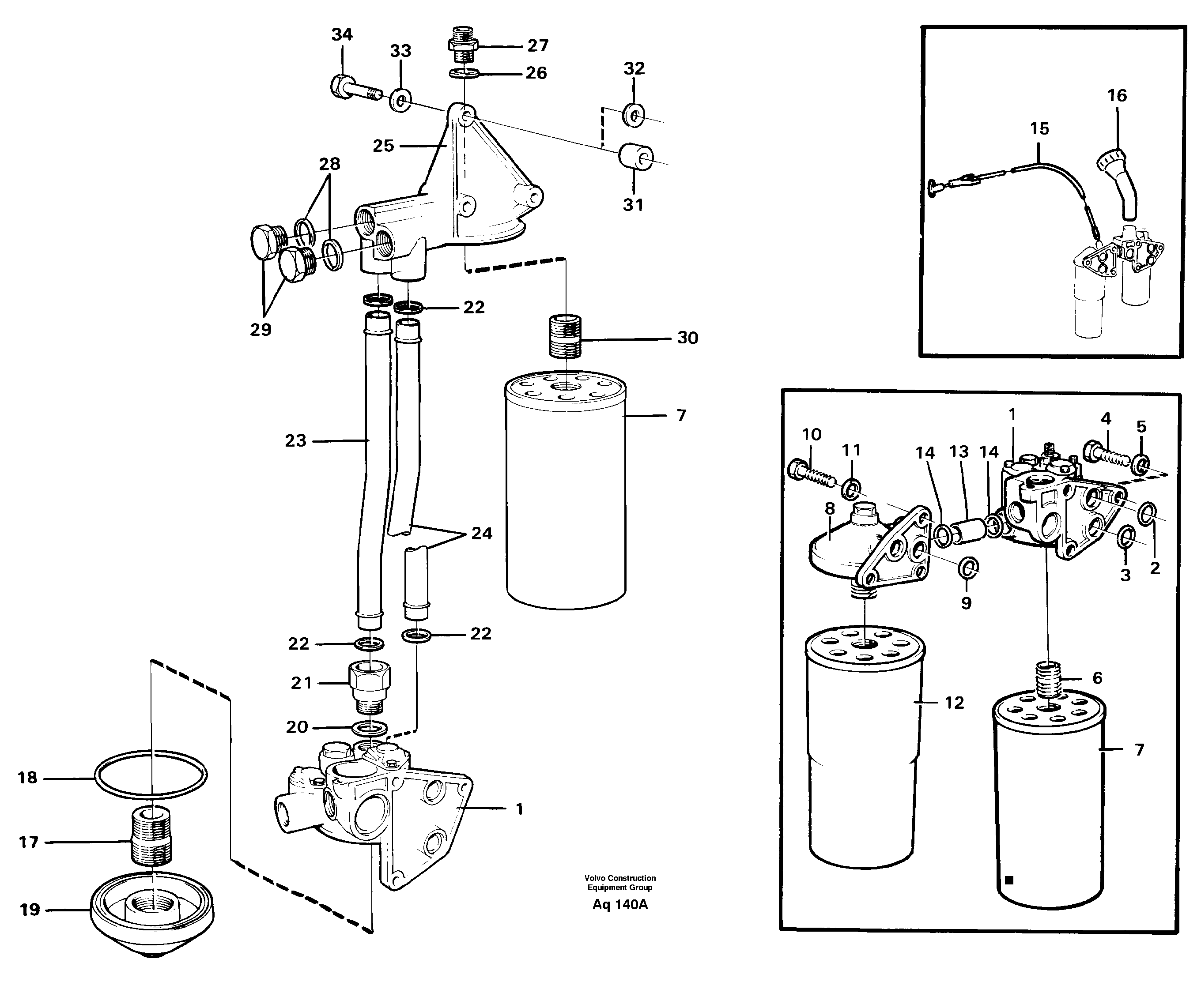 Схема запчастей Volvo L120C - 38204 Фильтр масляный L120C S/N 11319-SWE, S/N 61677-USA, S/N 70075-BRA