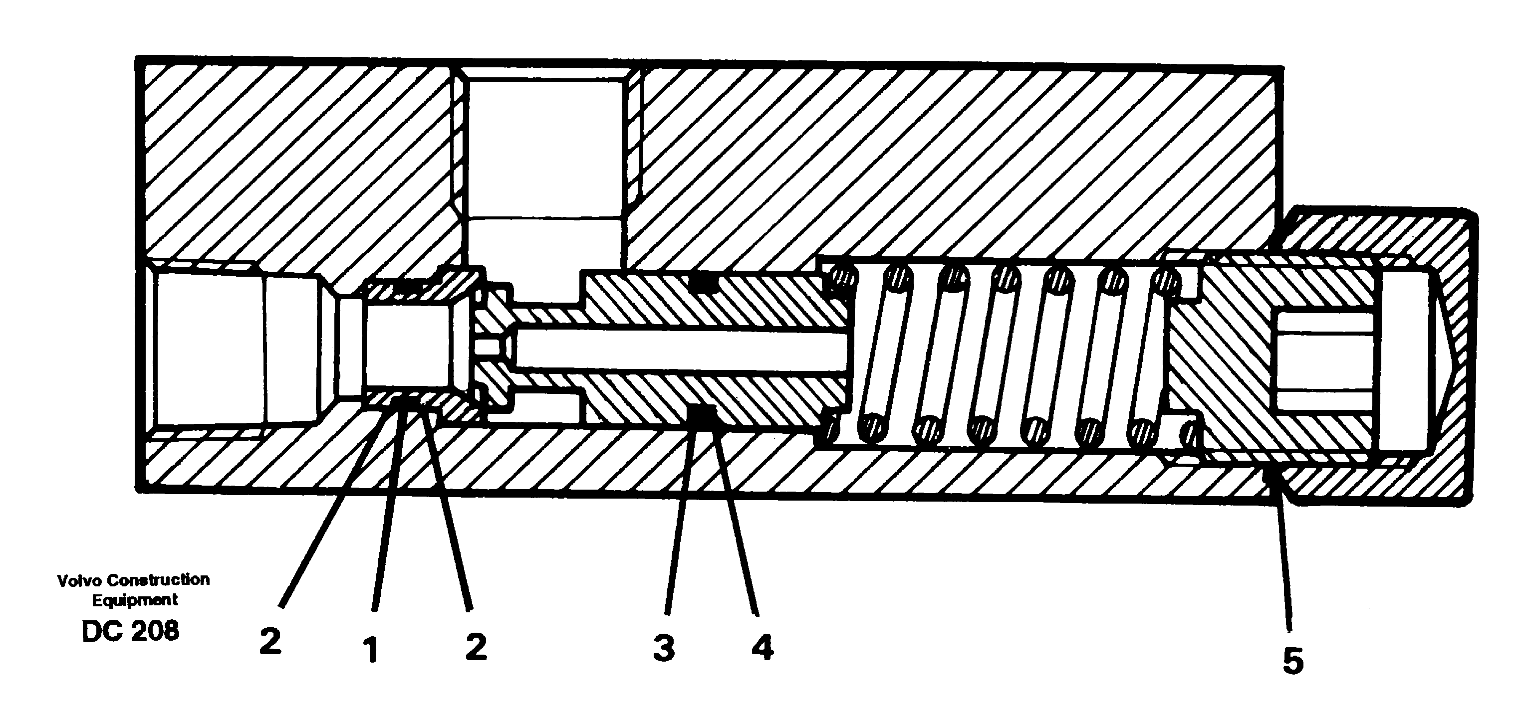 Схема запчастей Volvo L150C - 31394 Overflow valve ATTACHMENTS ATTACHMENTS WHEEL LOADERS GEN. - C