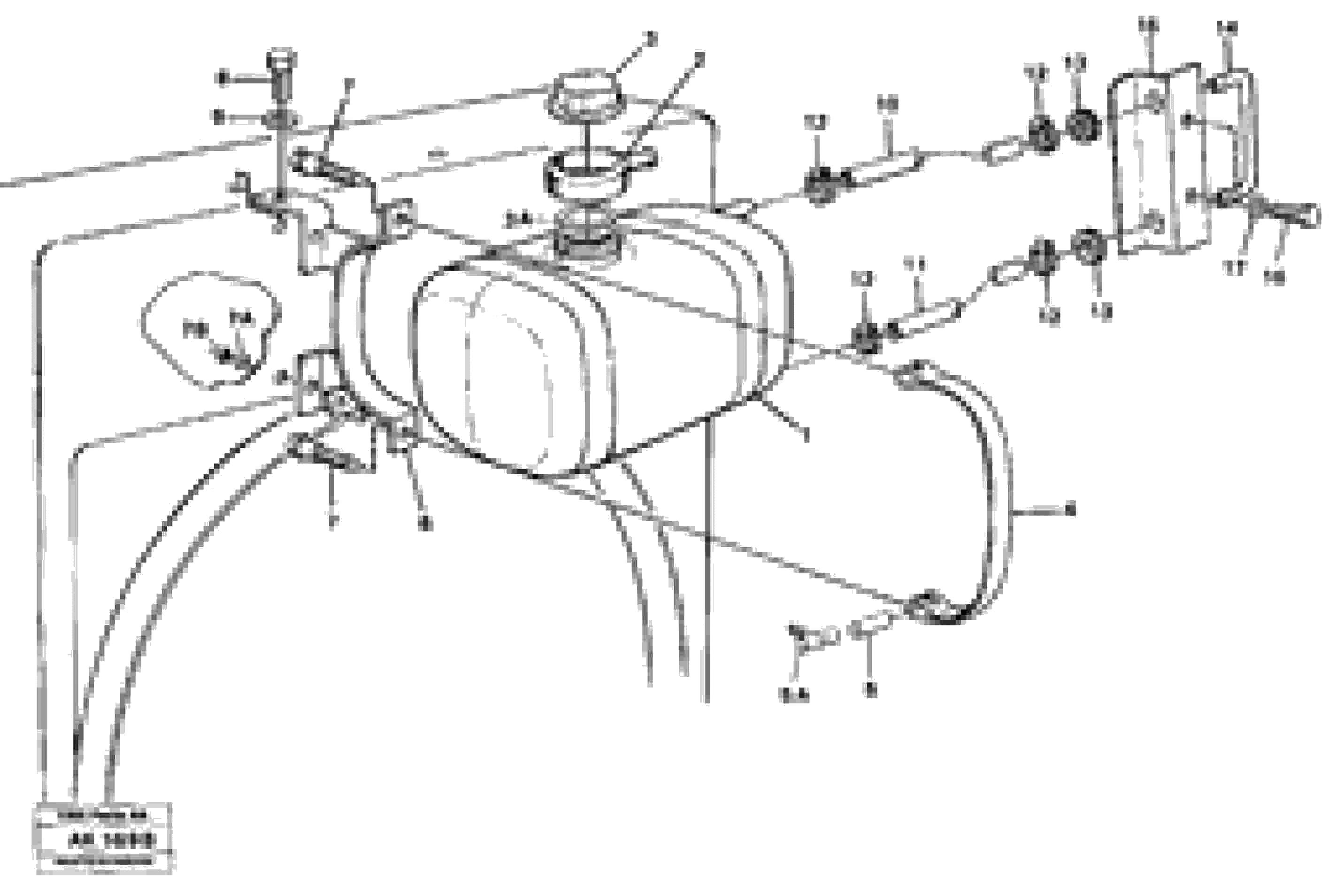 Схема запчастей Volvo L180C - 29910 Expansion tank with fitting parts L180/L180C VOLVO BM VOLVO BM L180/L180C SER NO -2532 / -60469 USA