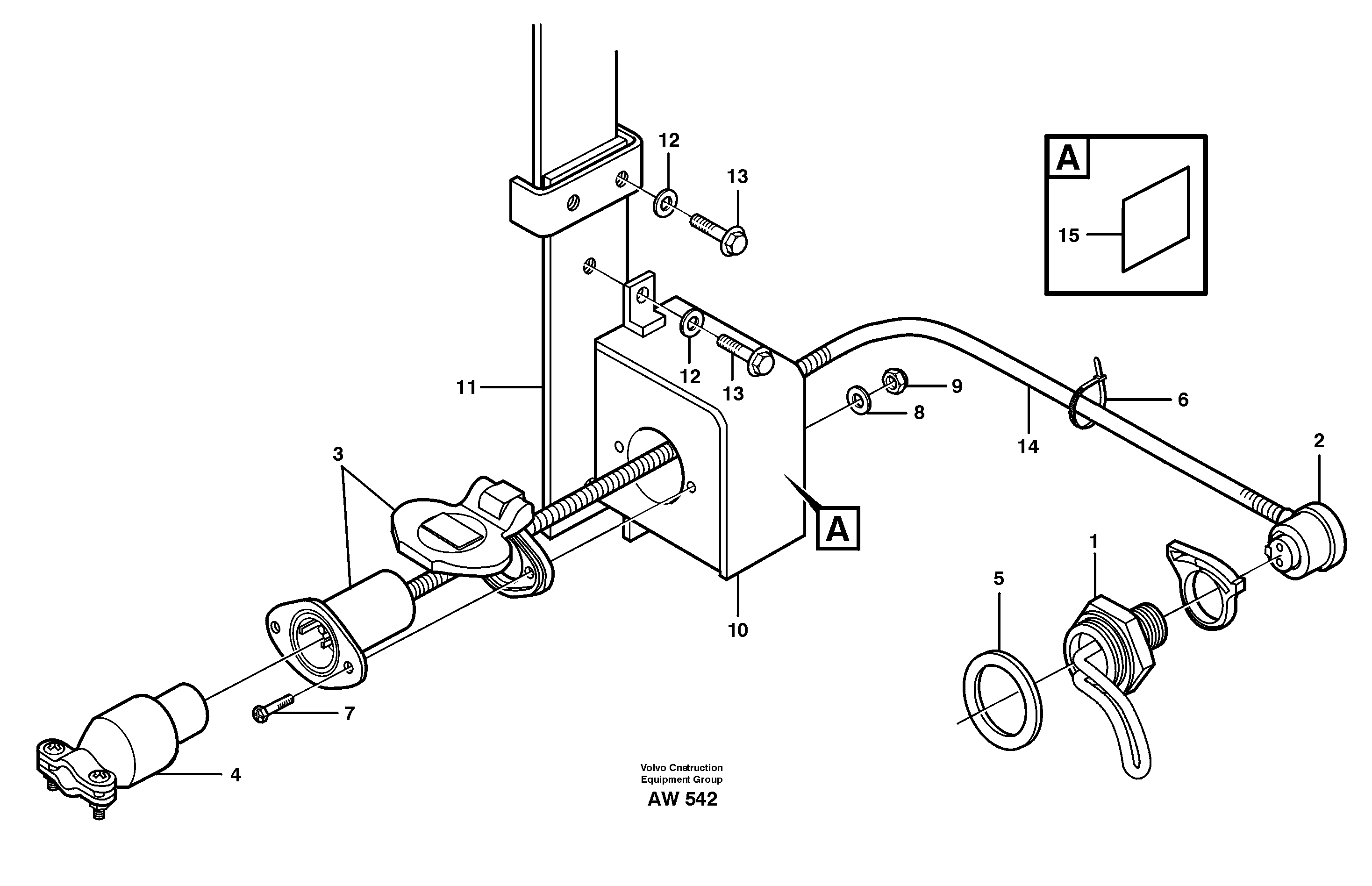 Схема запчастей Volvo L180C - 18044 Engine heater L180C S/N 2533-SWE, 60465-USA