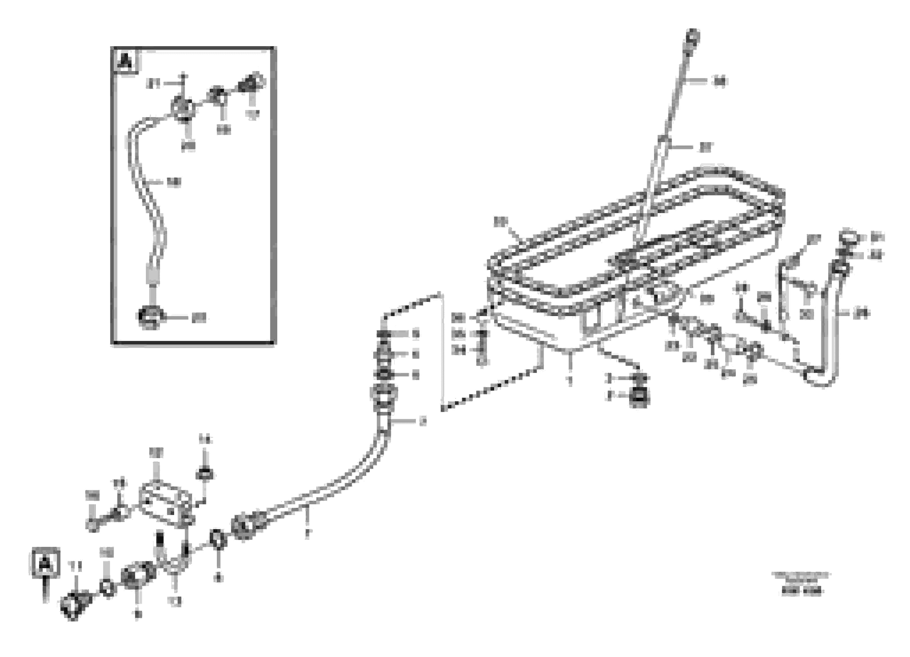 Схема запчастей Volvo L180C - 82327 Oil sump L180C S/N 2533-SWE, 60465-USA