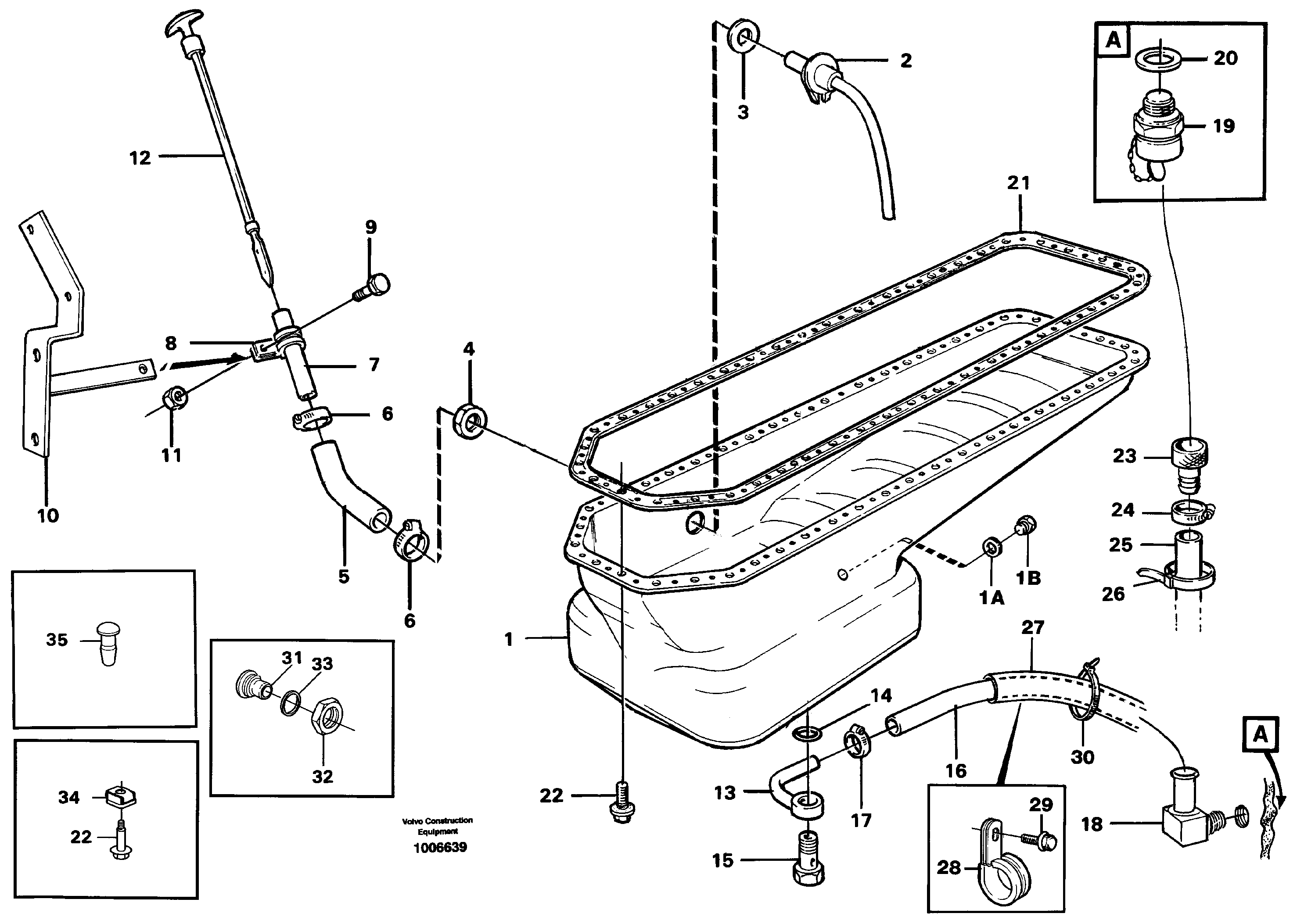 Схема запчастей Volvo L330C - 82118 Oil sump L330C SER NO 60188-