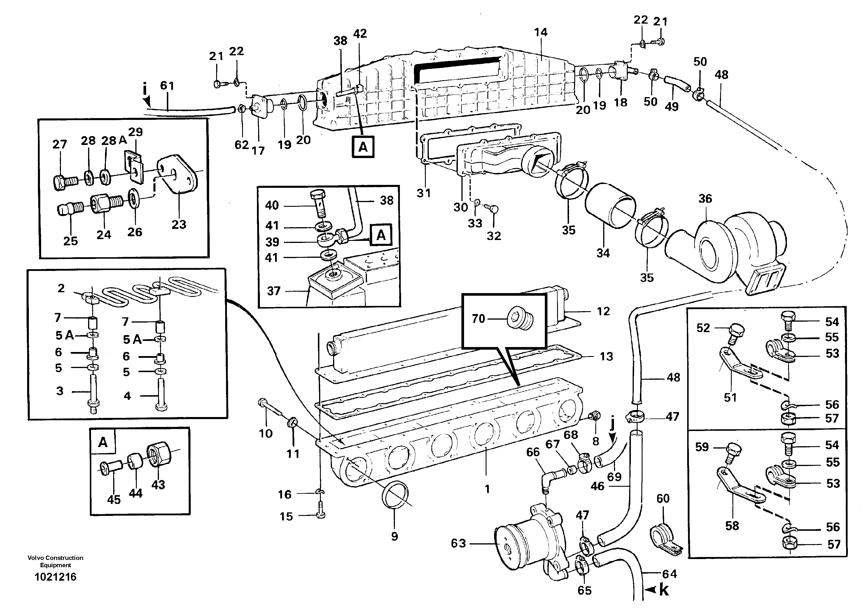 Схема запчастей Volvo L330C - 85847 Intercooler L330C SER NO 60188-