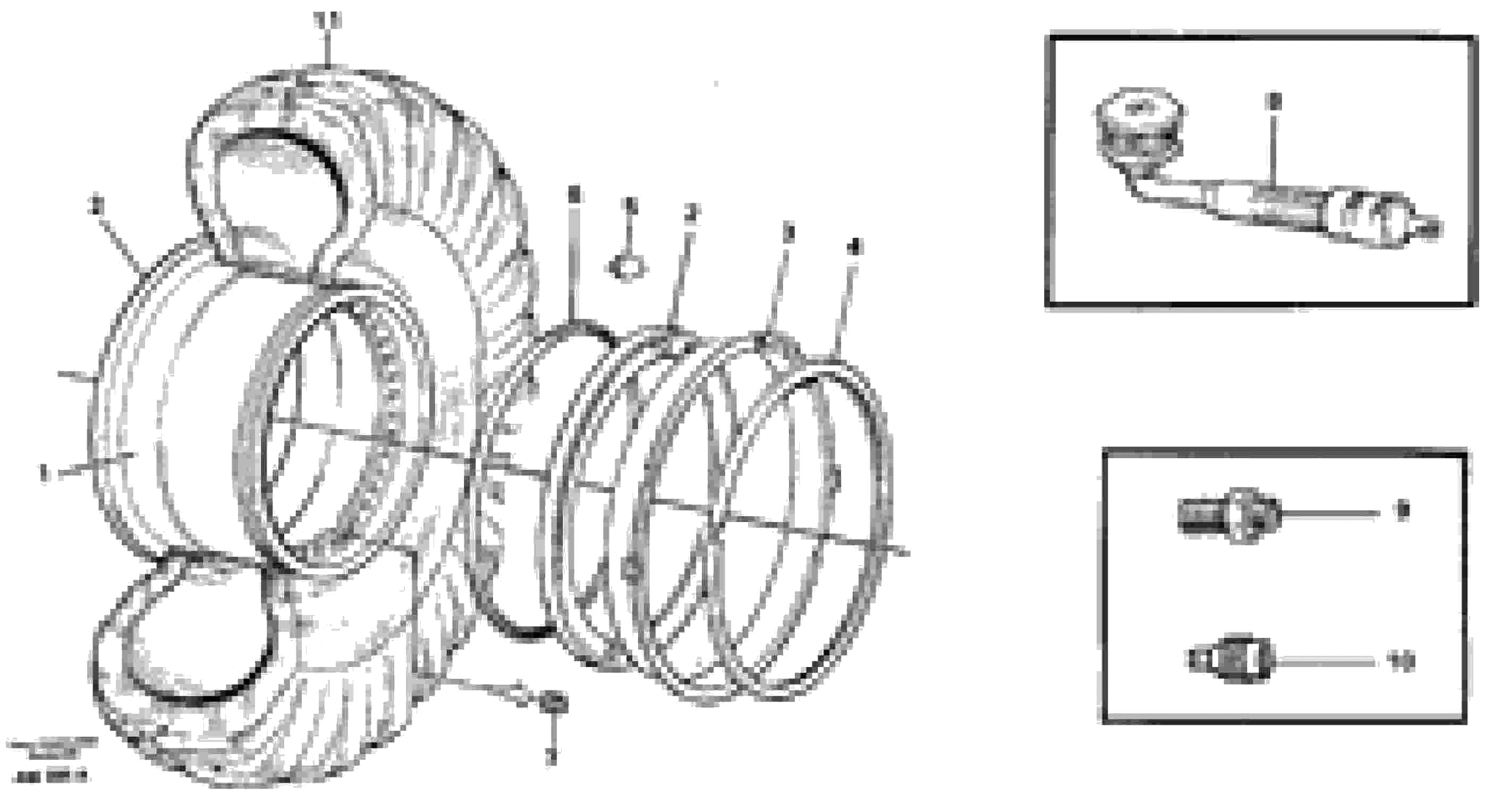 Схема запчастей Volvo L330C - 47218 Wheel L330C VOLVO BM VOLVO BM L330C SER NO - 60187