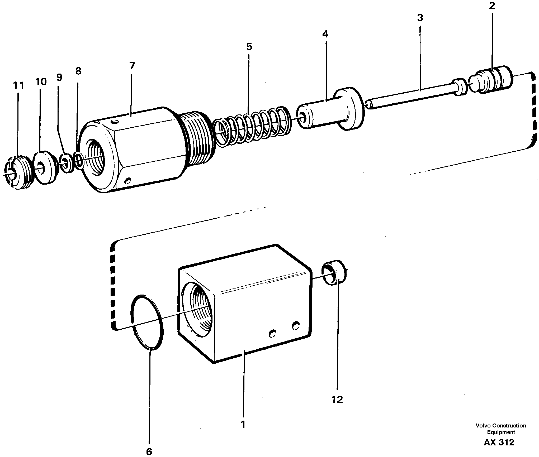 Схема запчастей Volvo L330C - 24161 Pressure monitor L330C SER NO 60188-