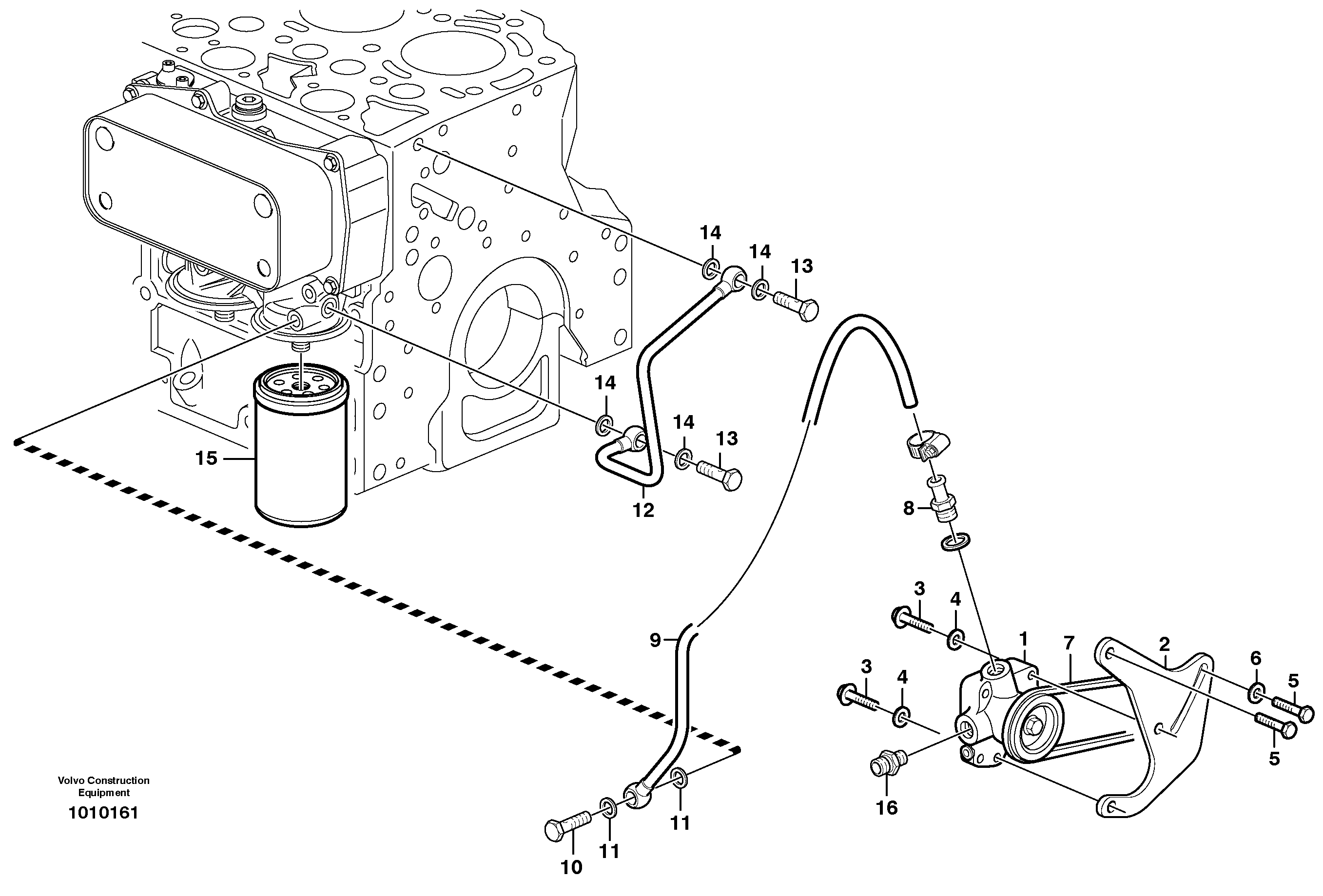 Схема запчастей Volvo L50E - 37711 Fuel pump L50E BRAZIL, S/N 71001 -