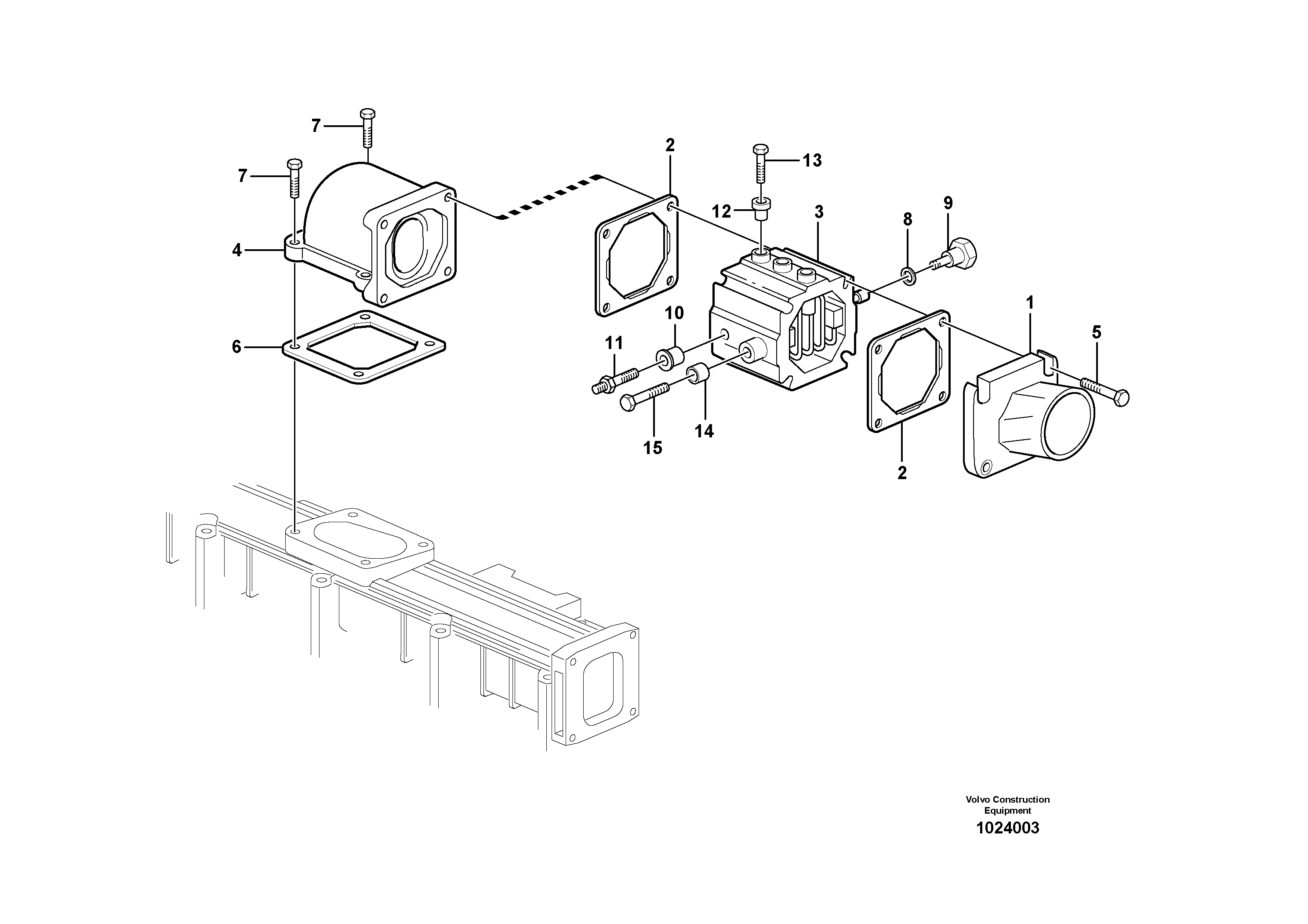 Схема запчастей Volvo L90F - 18782 Предпусковой подогреватель в сборе L90F