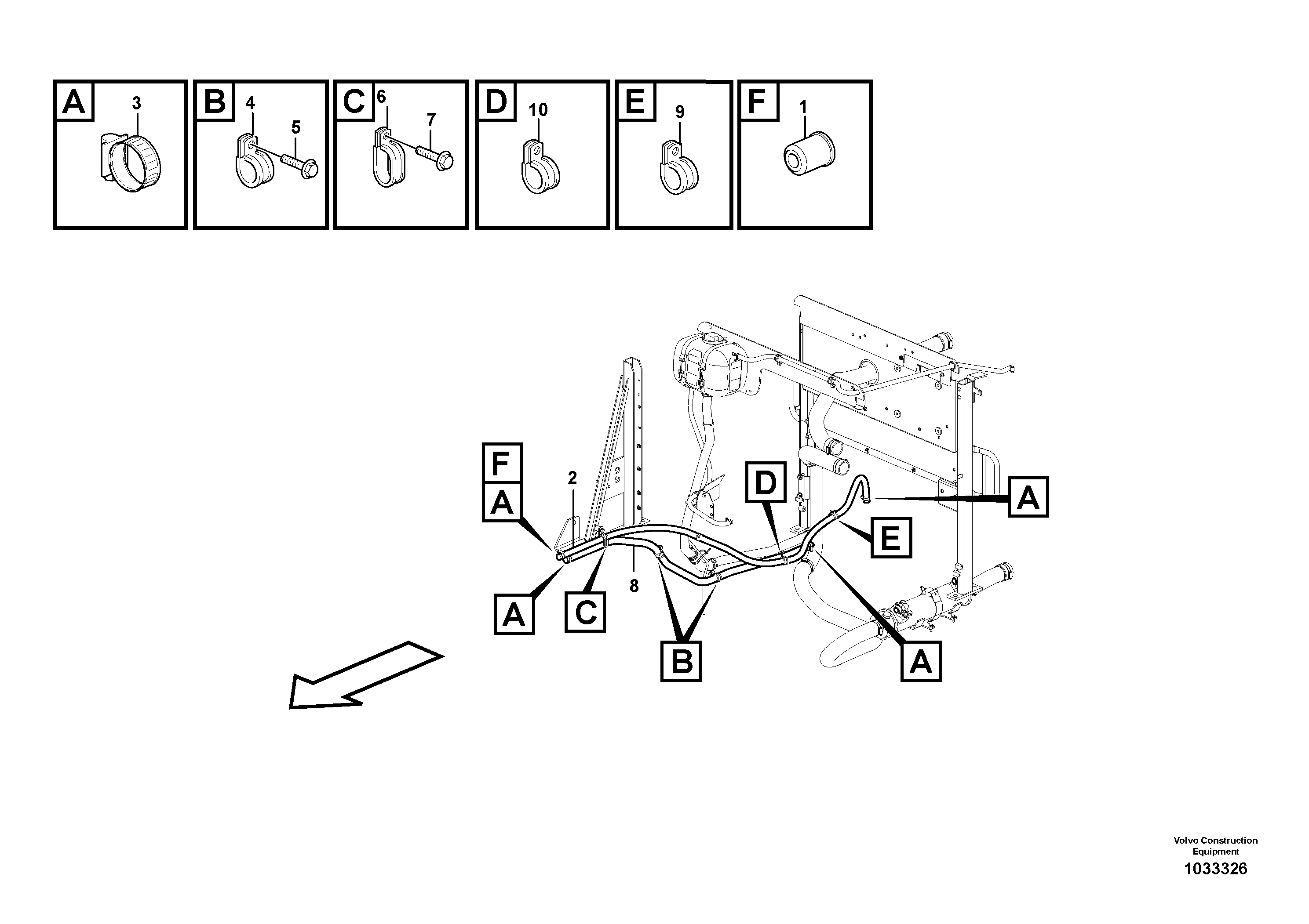 Схема запчастей Volvo L180F - 89803 Система отопления (обогрева) L180F HL HIGH-LIFT