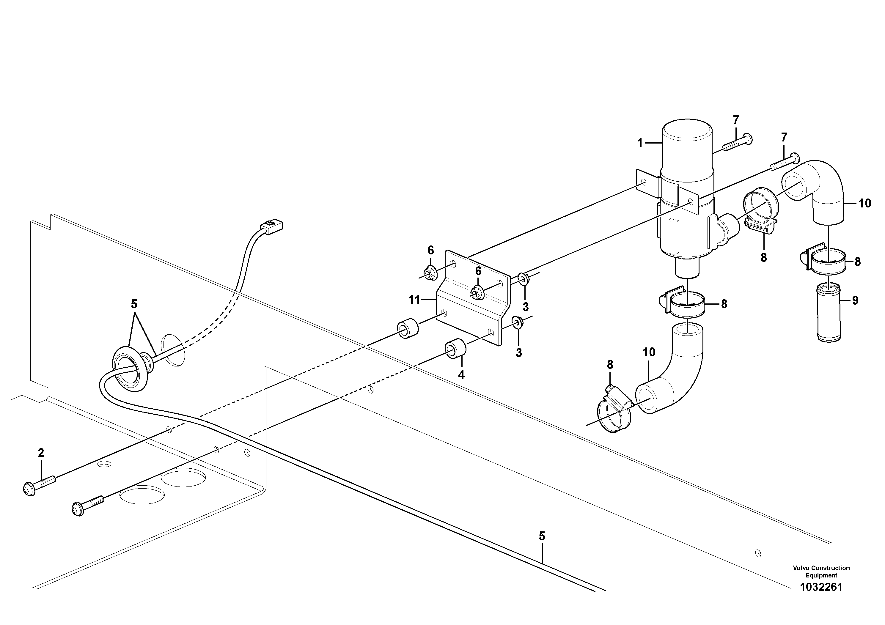 Схема запчастей Volvo L180F - 88835 Pause cab heater L180F HL HIGH-LIFT