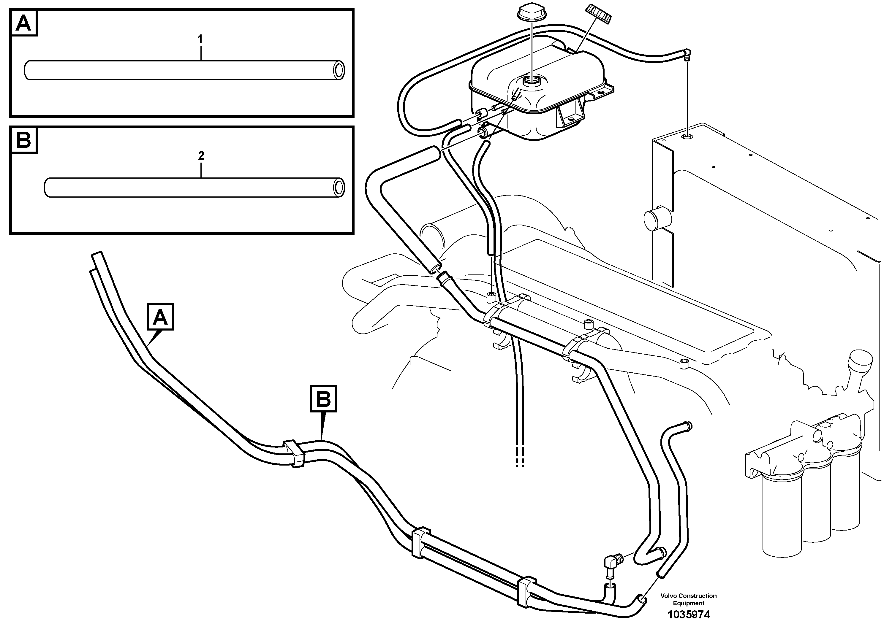 Схема запчастей Volvo A25E - 59990 Siberia kit 