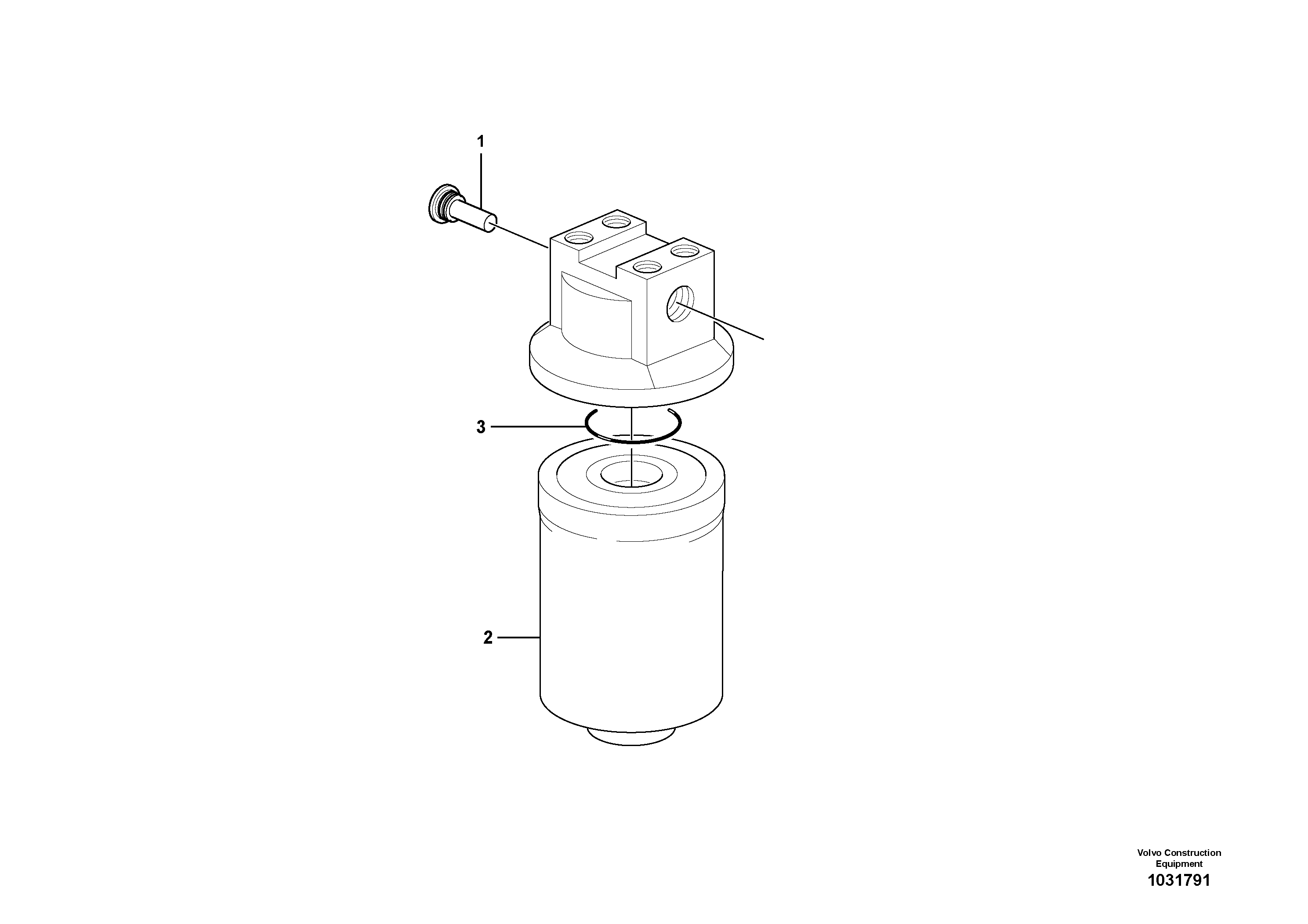 Схема запчастей Volvo A25E - 59999 Фильтр топливный 