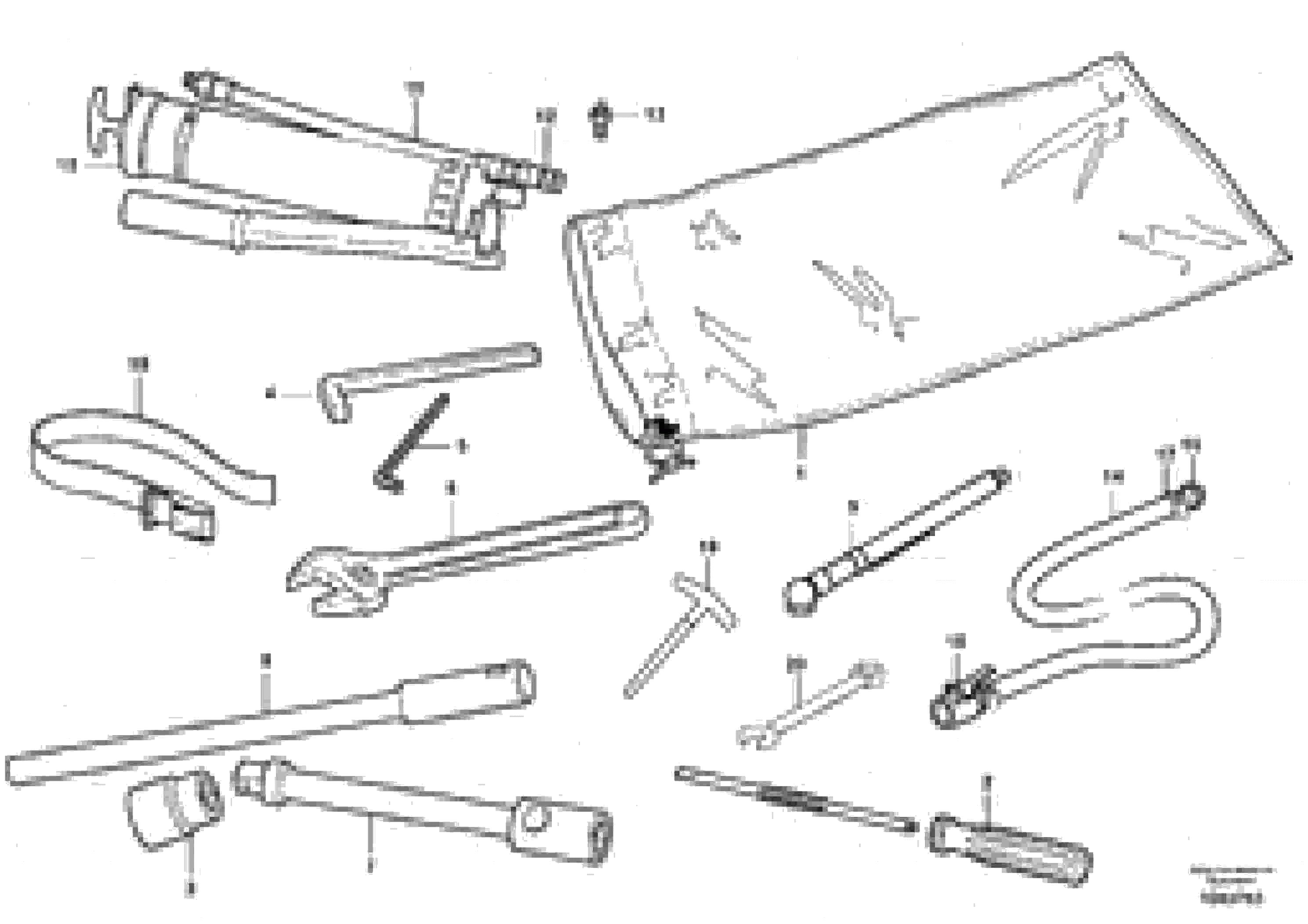 Схема запчастей Volvo A25E - 75150 Набор инструментов 