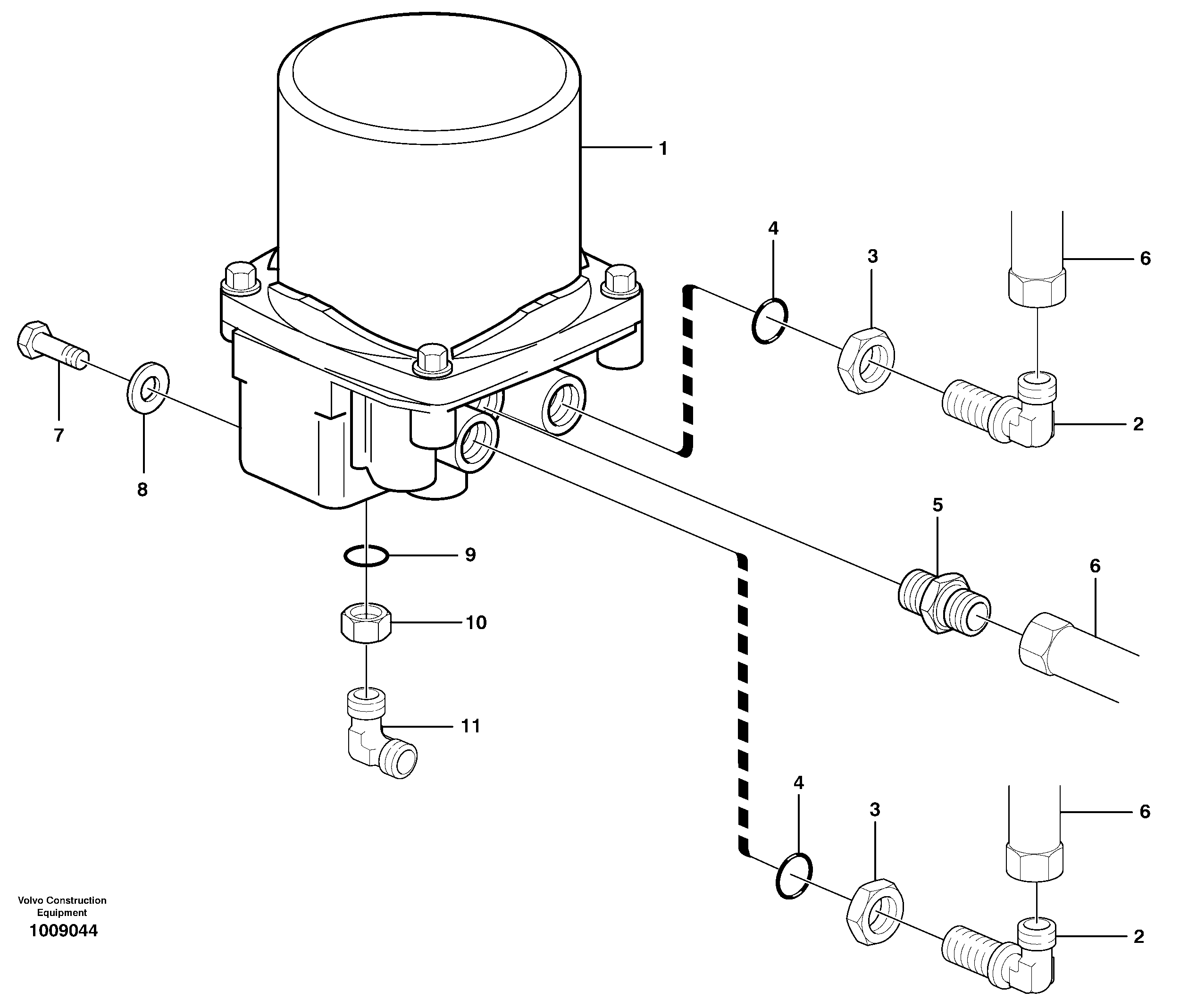 Схема запчастей Volvo A25E - 64026 Receiver drier 