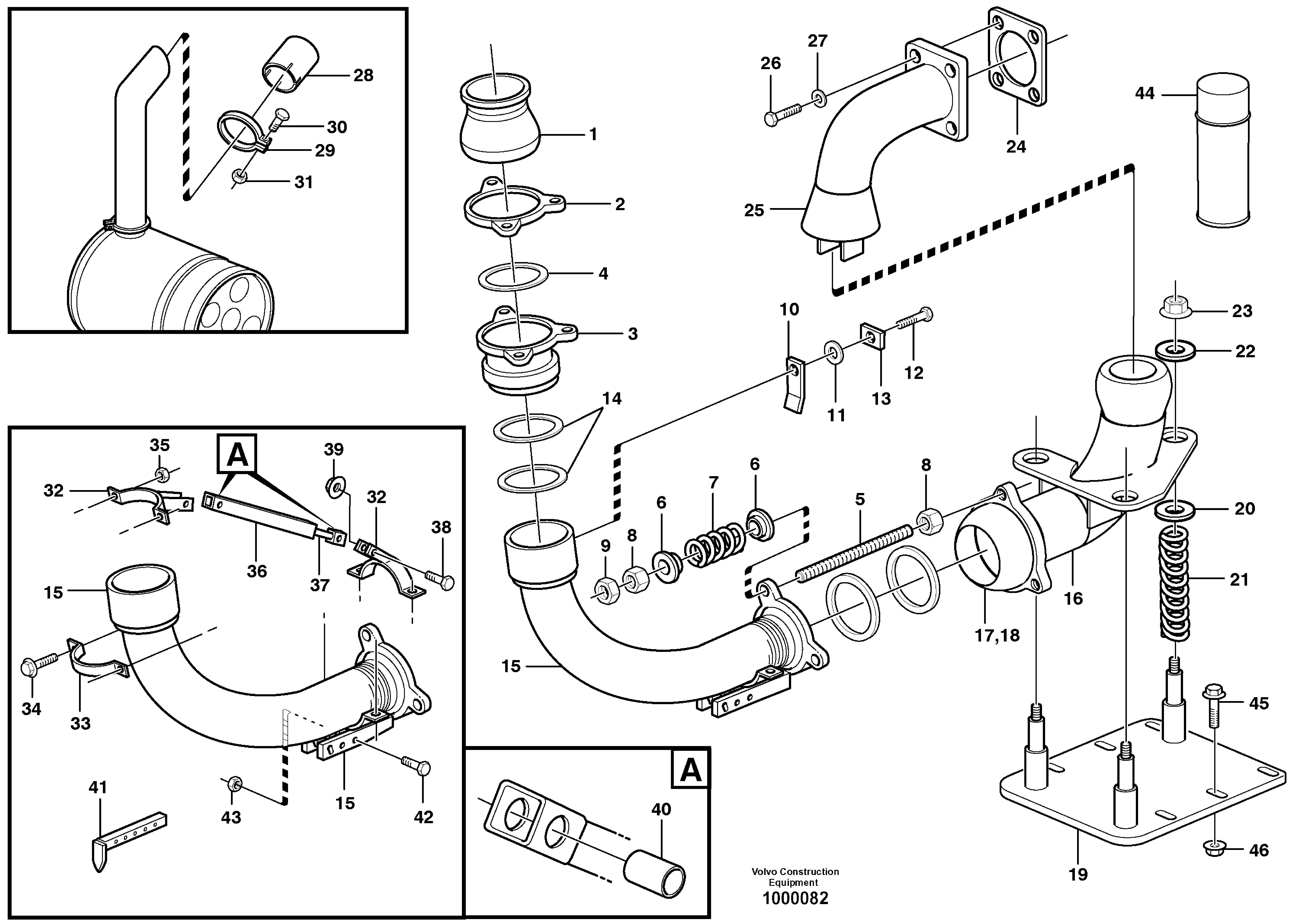 Схема запчастей Volvo A30D - 14753 Body heating A30D S/N -11999, - 60093 USA S/N-72999 BRAZIL