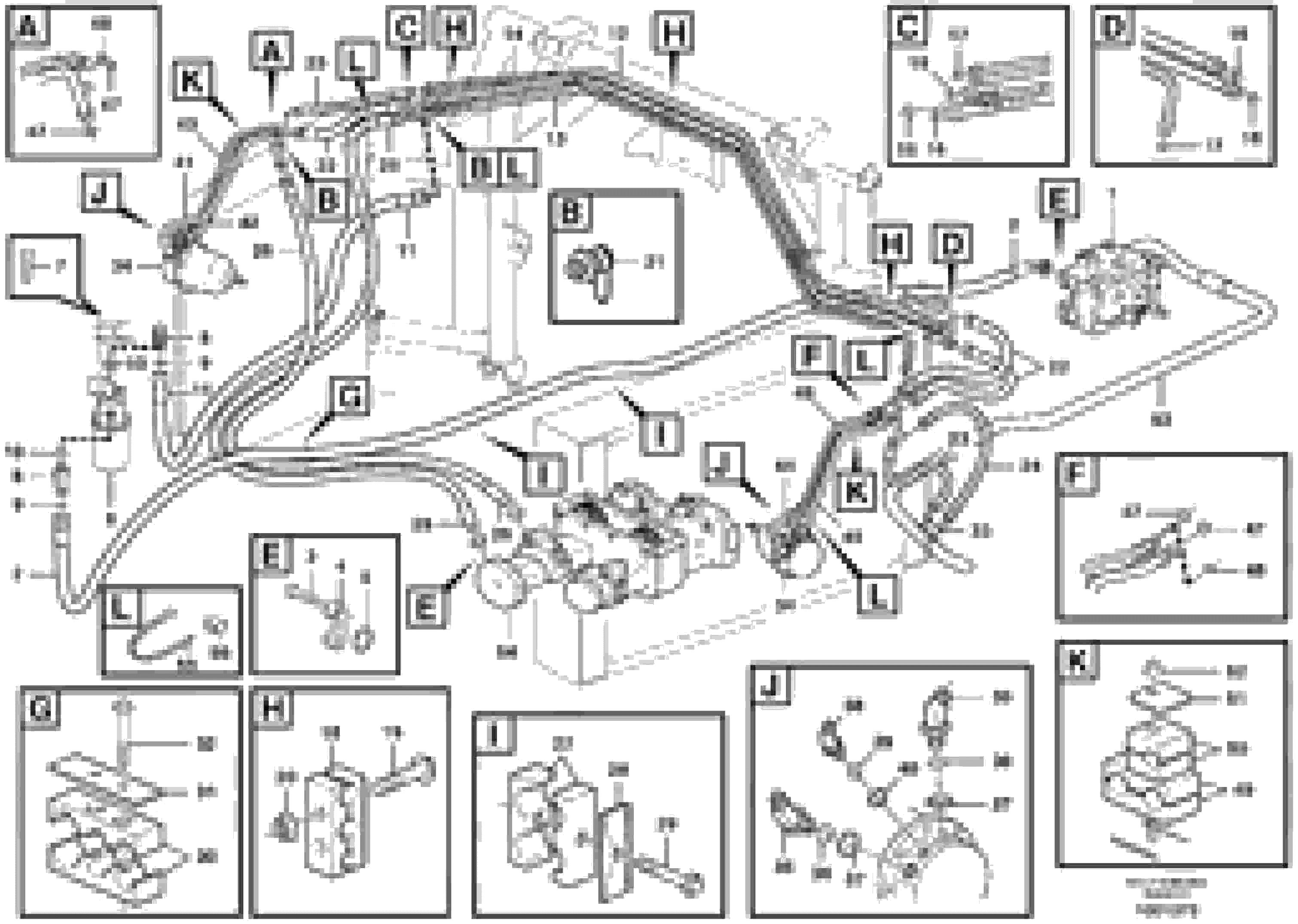 Схема запчастей Volvo A30D - 48158 Fan drive A30D S/N -11999, - 60093 USA S/N-72999 BRAZIL