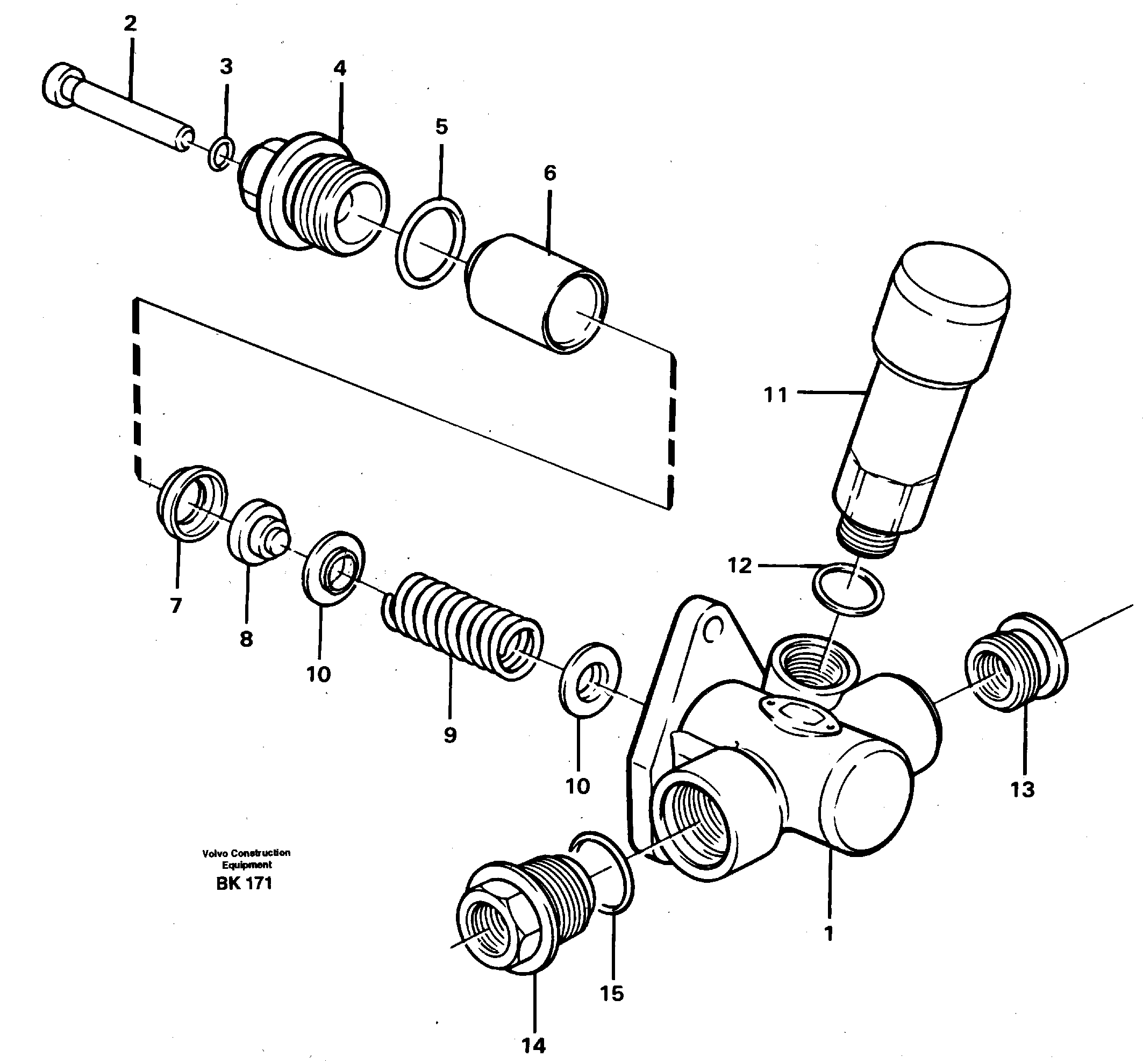 Схема запчастей Volvo A35C - 105716 Feed pump A35C VOLVO BM VOLVO BM A35C SER NO - 4620