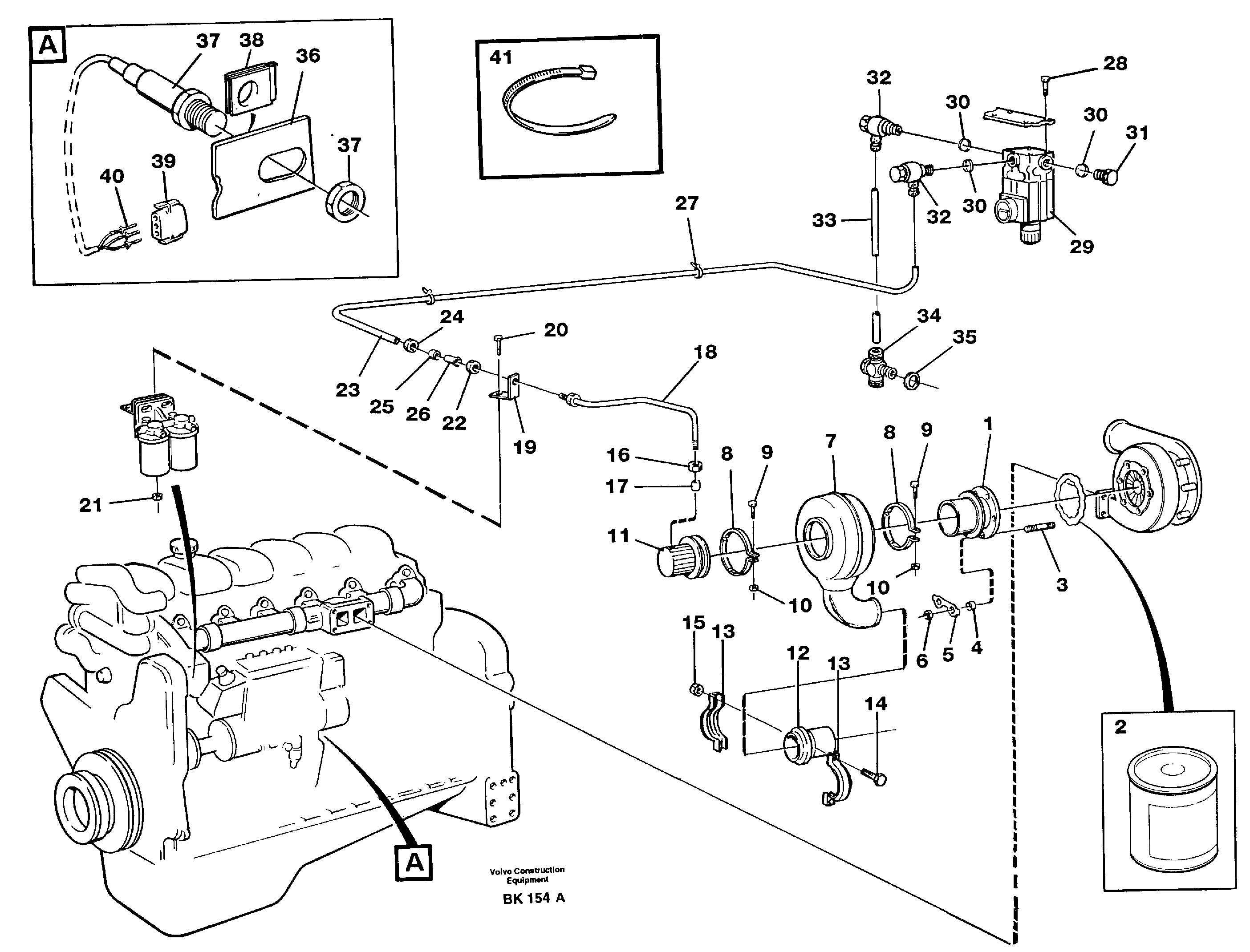 Схема запчастей Volvo A35C - 88774 Exhaust brake A35C VOLVO BM VOLVO BM A35C SER NO - 4620