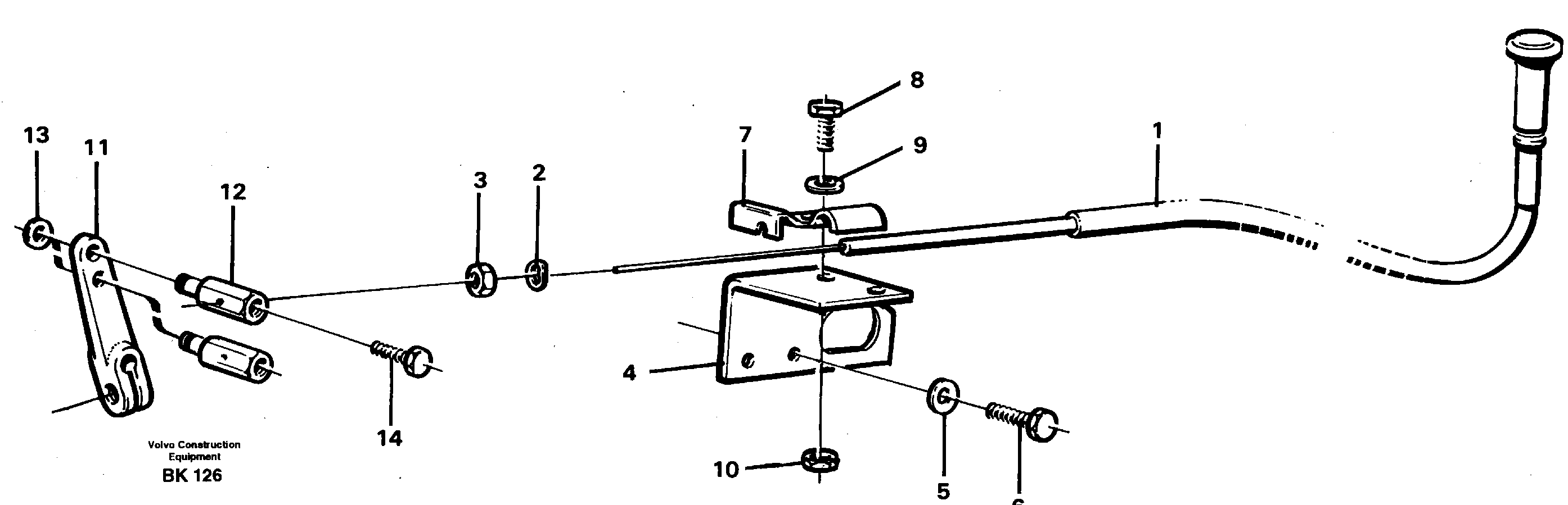 Схема запчастей Volvo A35C - 55523 Stop control A35C VOLVO BM VOLVO BM A35C SER NO - 4620