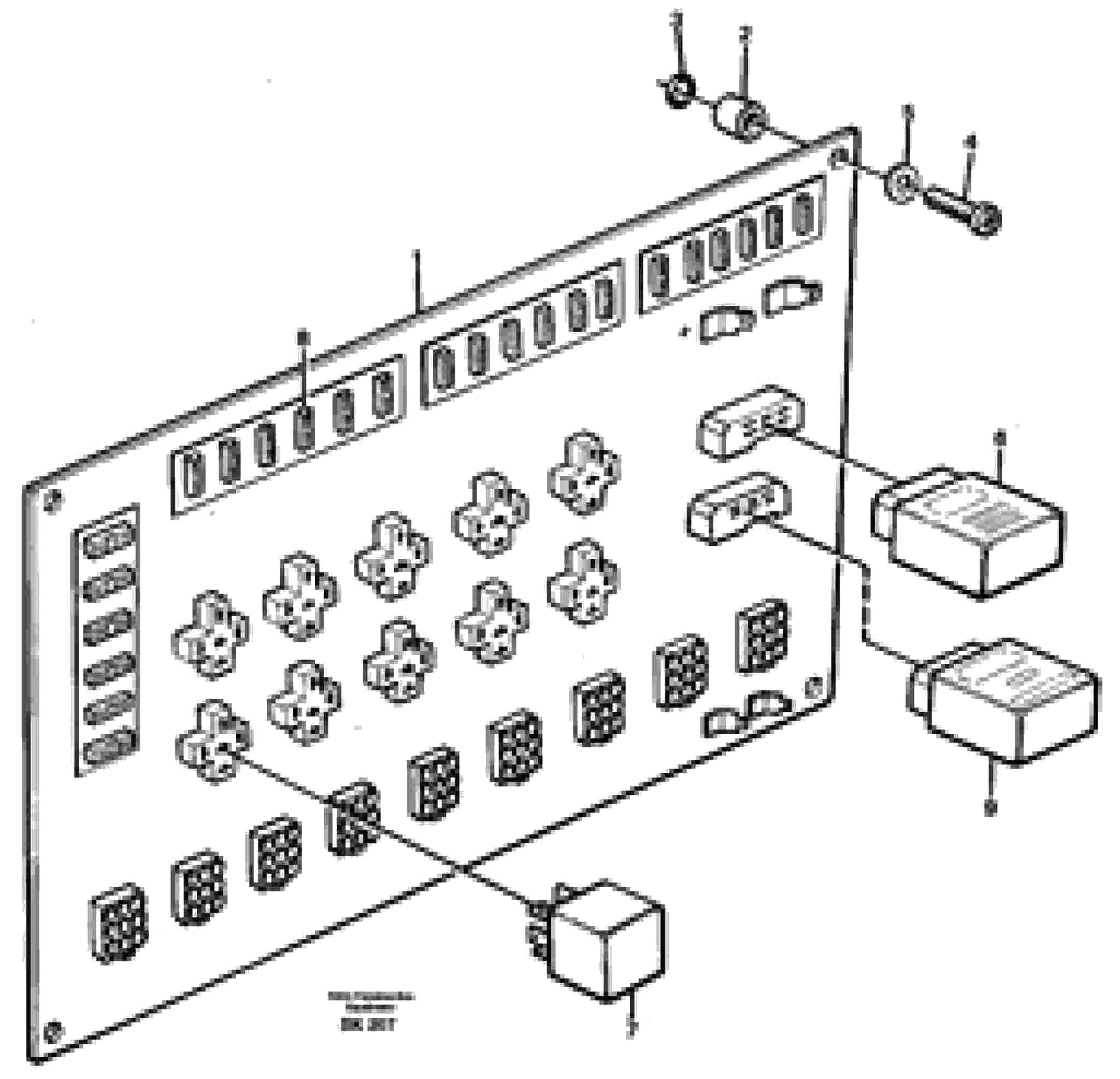 Схема запчастей Volvo A35C - 46978 Electrical distribution box A35C VOLVO BM VOLVO BM A35C SER NO - 4620