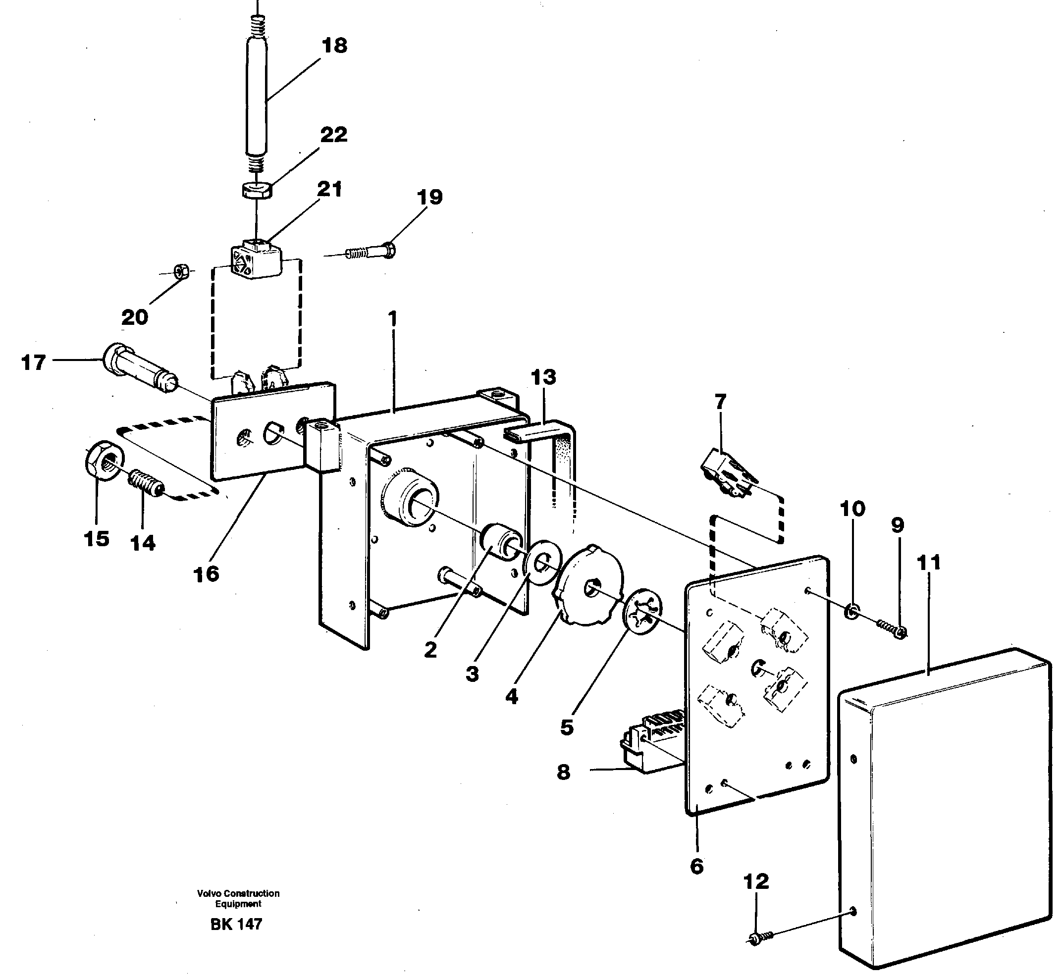 Схема запчастей Volvo A35C - 85778 Gear selector A35C VOLVO BM VOLVO BM A35C SER NO - 4620