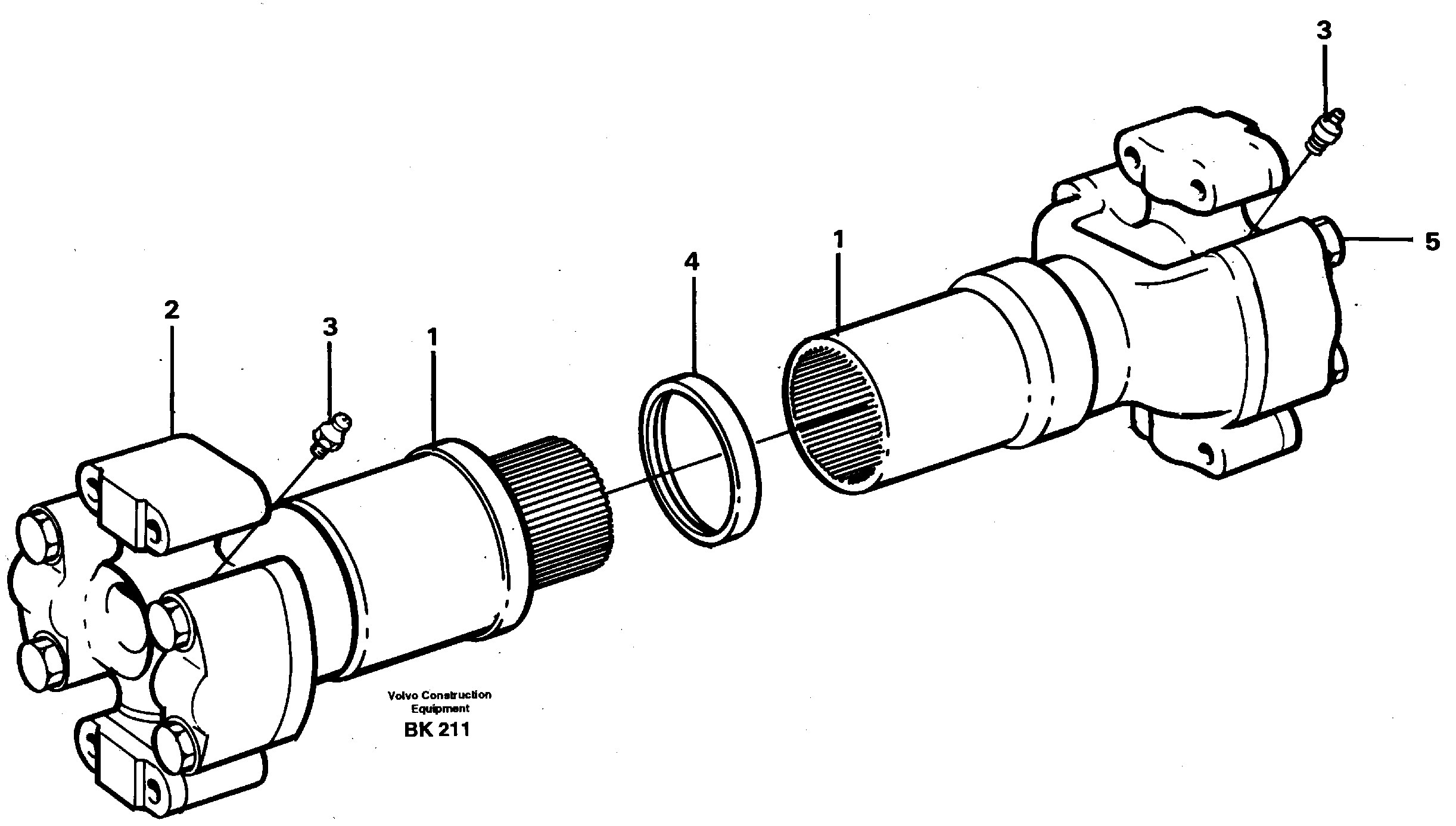 Схема запчастей Volvo A35C - 19716 Вал карданный A35C VOLVO BM VOLVO BM A35C SER NO - 4620