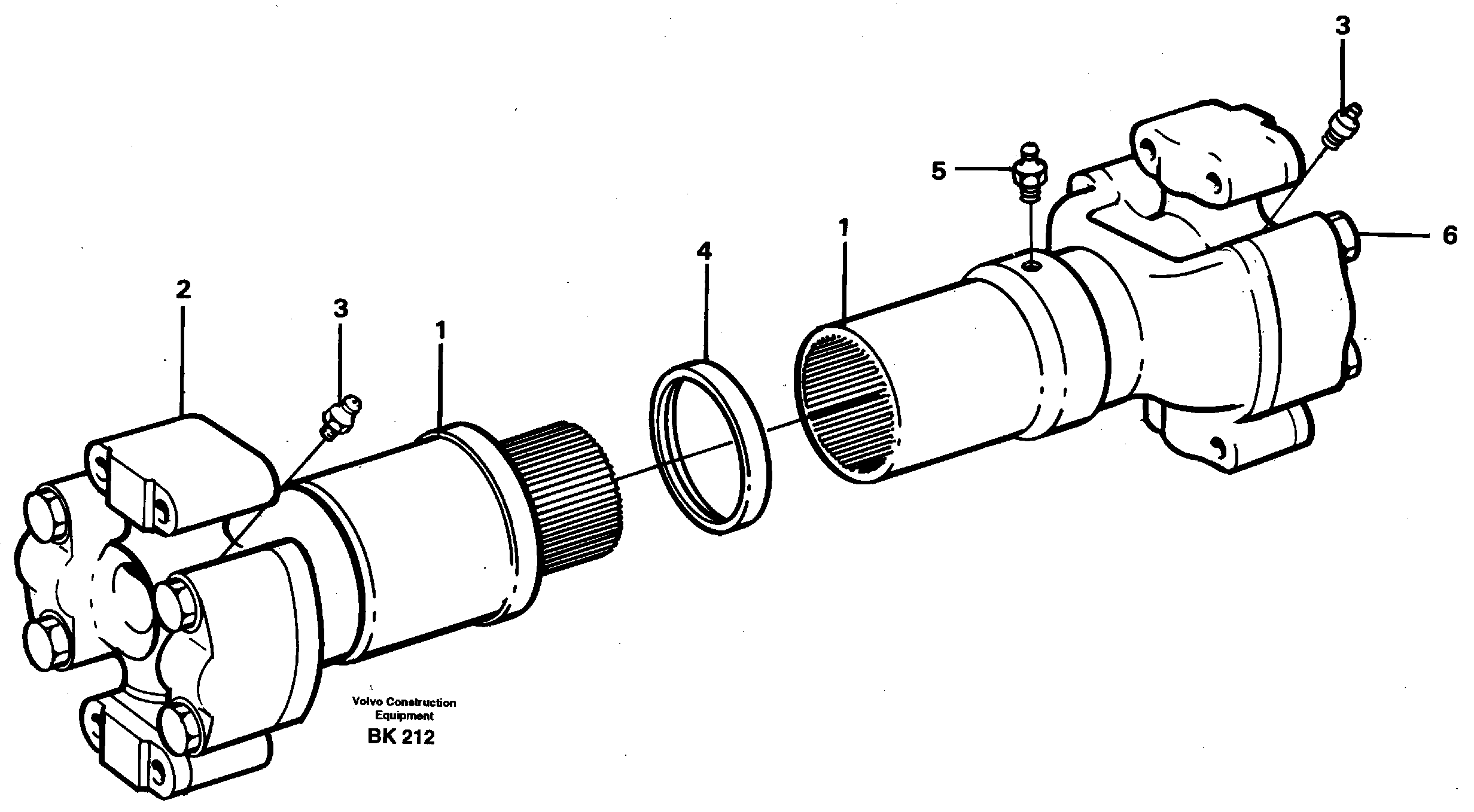 Схема запчастей Volvo A35C - 25414 Вал карданный A35C VOLVO BM VOLVO BM A35C SER NO - 4620