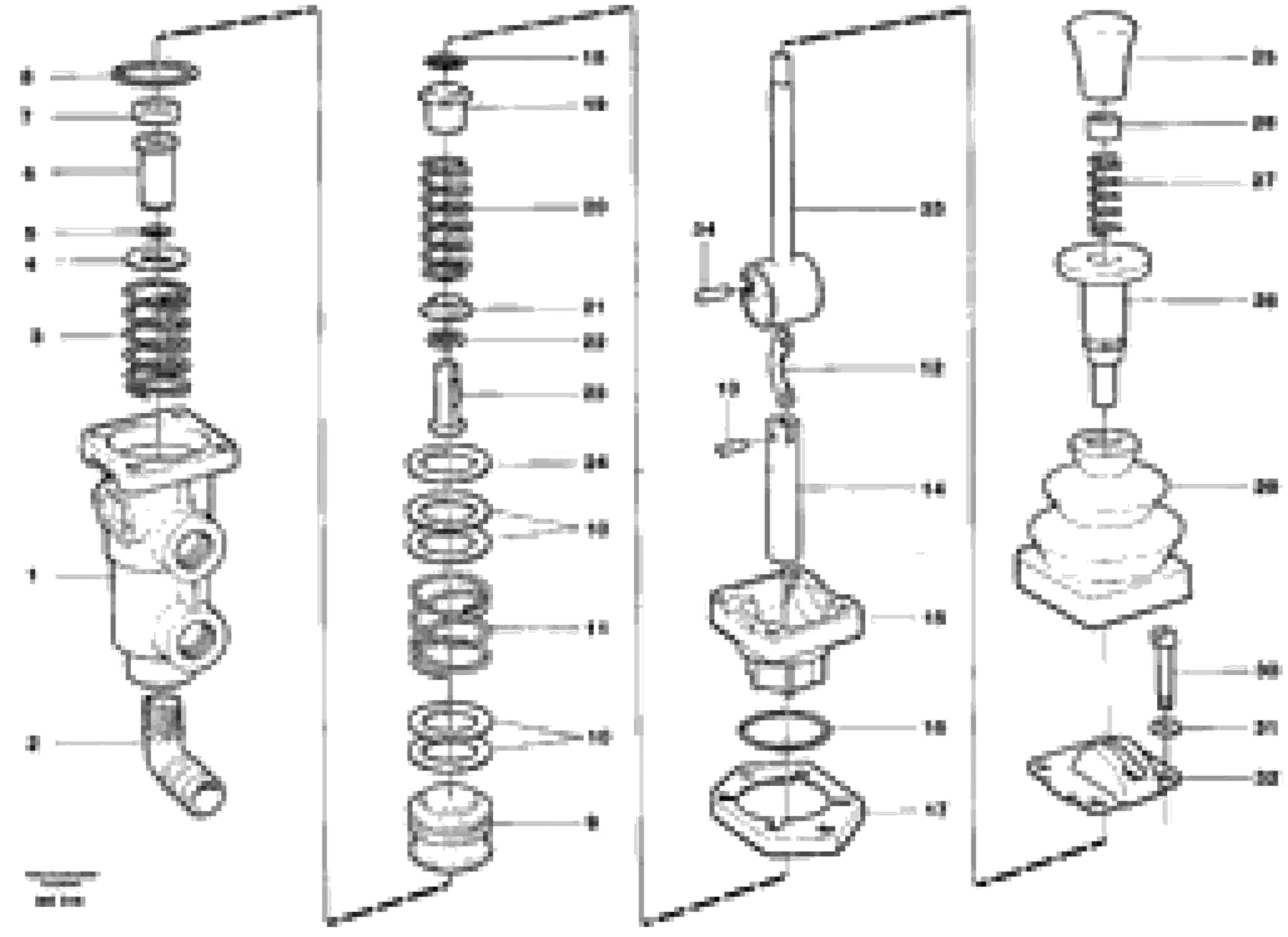 Схема запчастей Volvo A35C - 100687 Parking brake valve A35C VOLVO BM VOLVO BM A35C SER NO - 4620