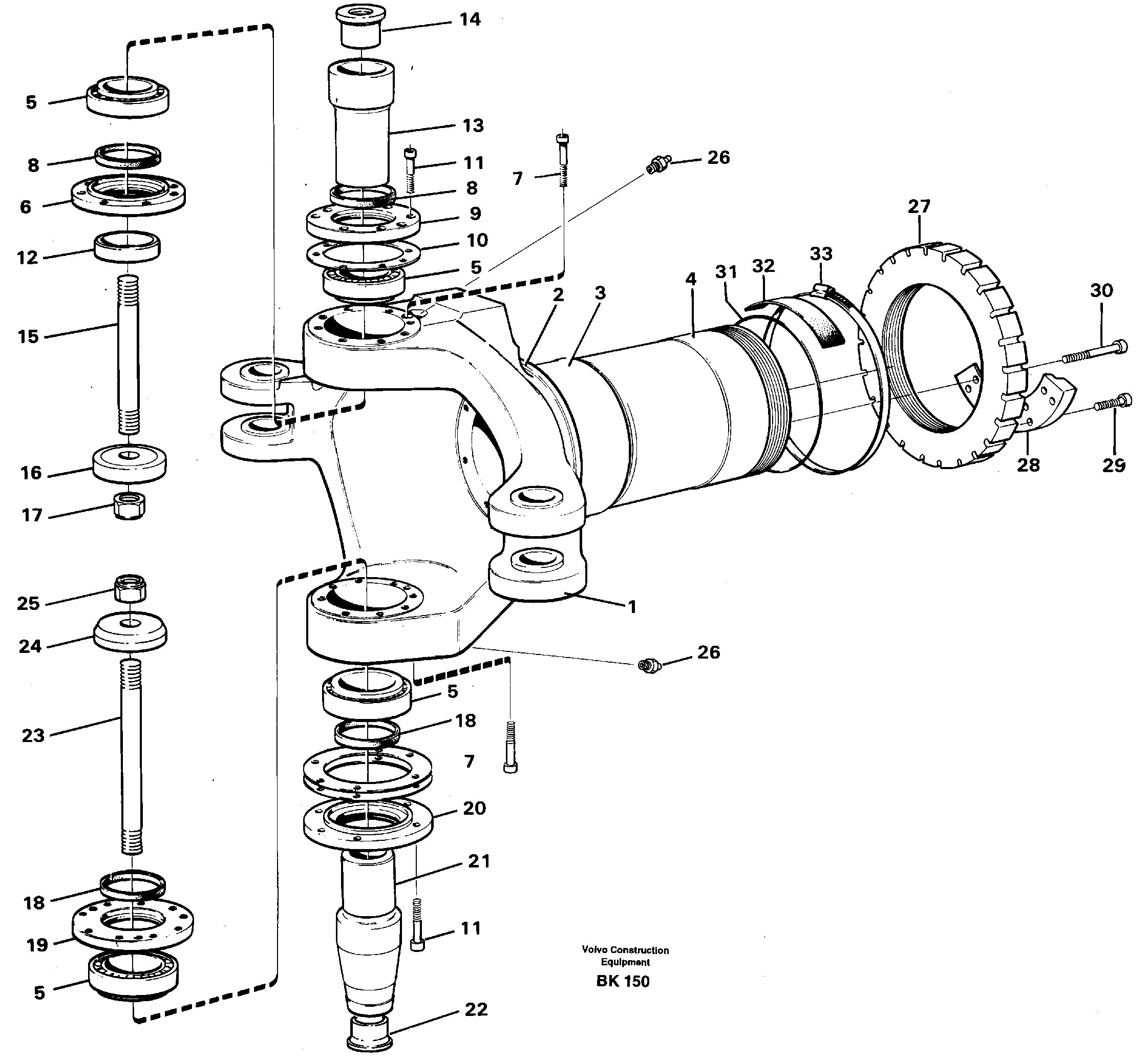Схема запчастей Volvo A35C - 60429 Frame link A35C VOLVO BM VOLVO BM A35C SER NO - 4620