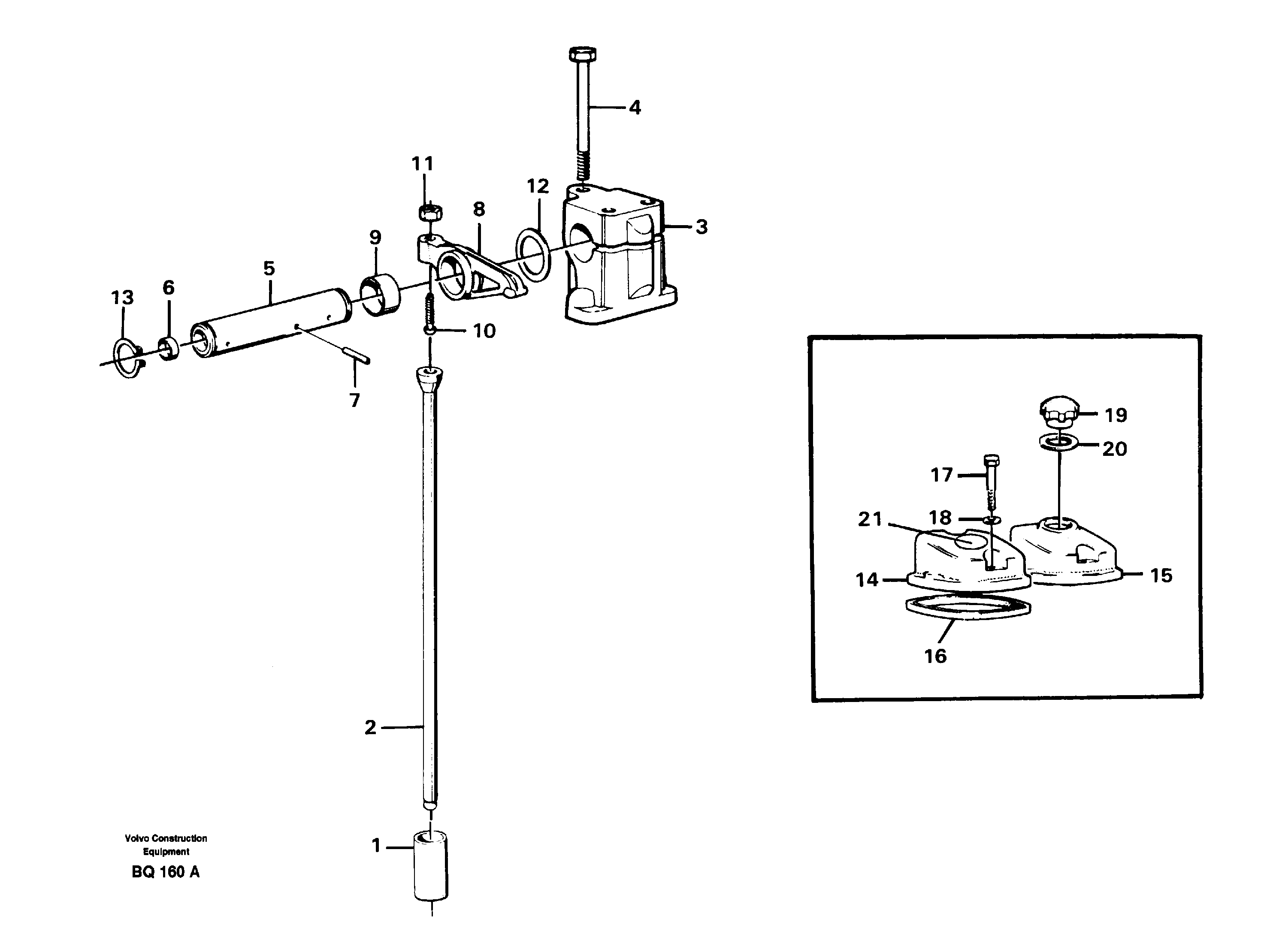 Схема запчастей Volvo A35C - 25654 Valve mechanism A35C SER NO 4621-, SER NO USA 60001-