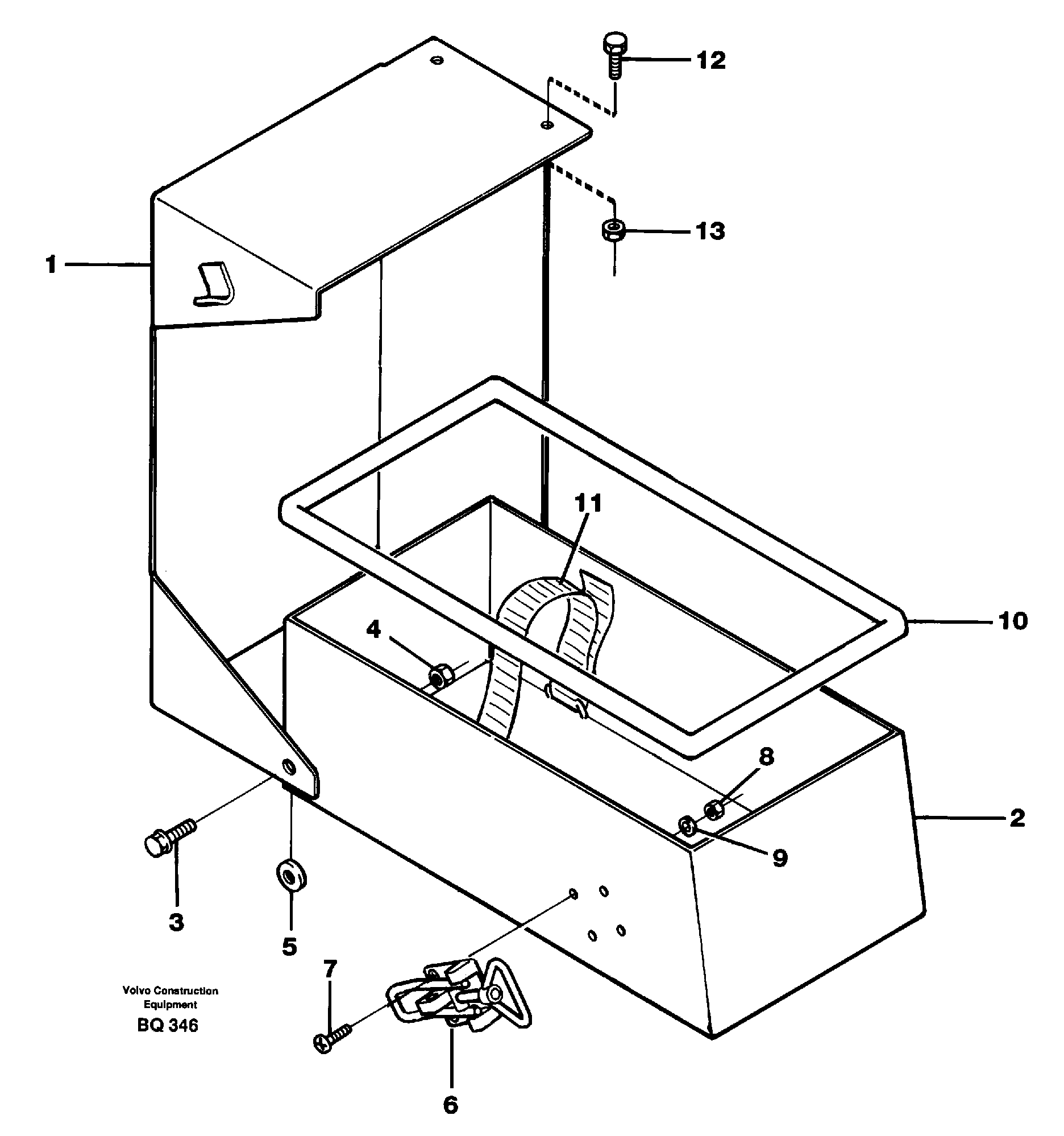 Схема запчастей Volvo A35C - 65922 Набор инструментов A35C SER NO 4621-, SER NO USA 60001-