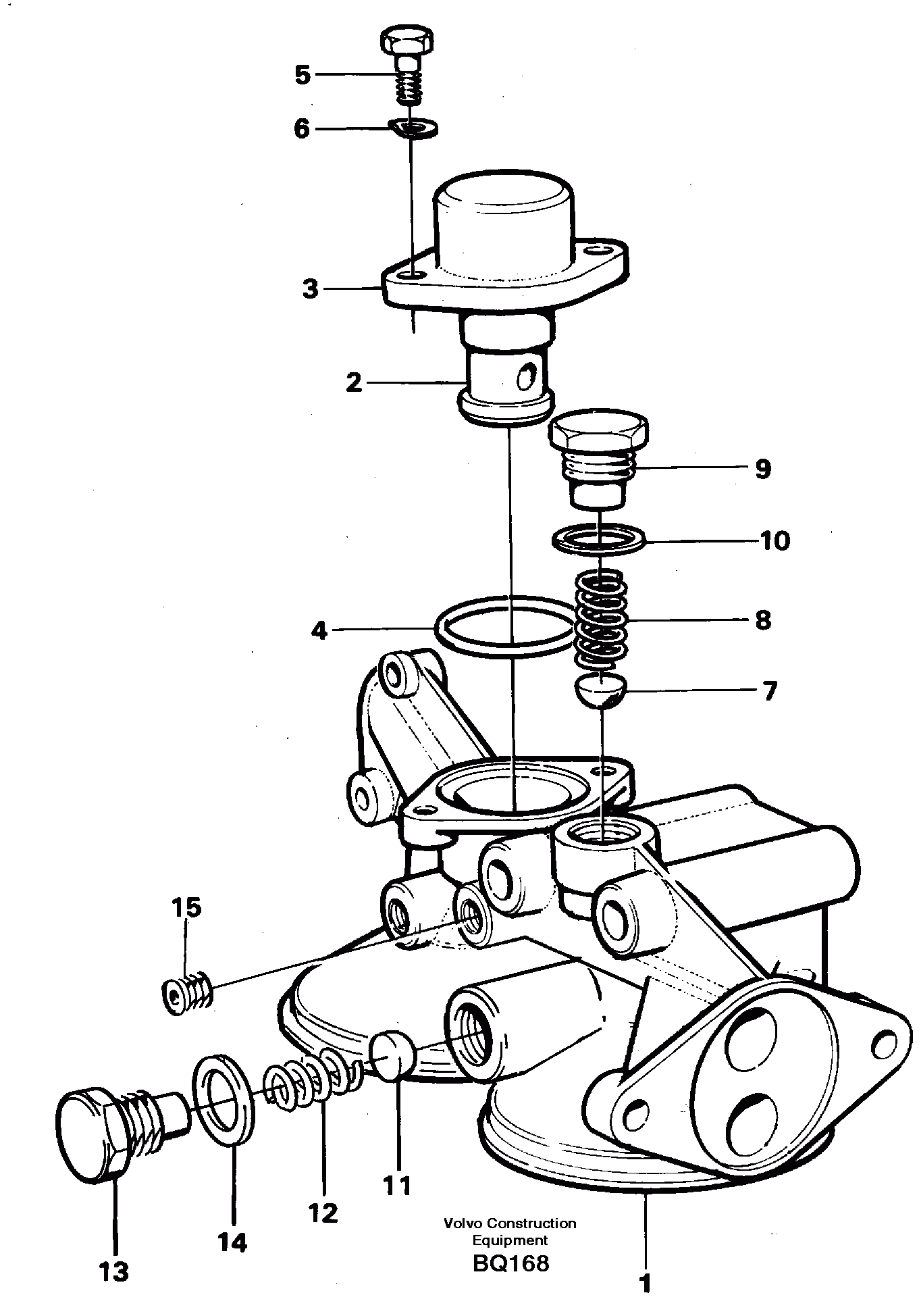 Схема запчастей Volvo A35C - 56019 Oil filter housing A35C SER NO 4621-, SER NO USA 60001-