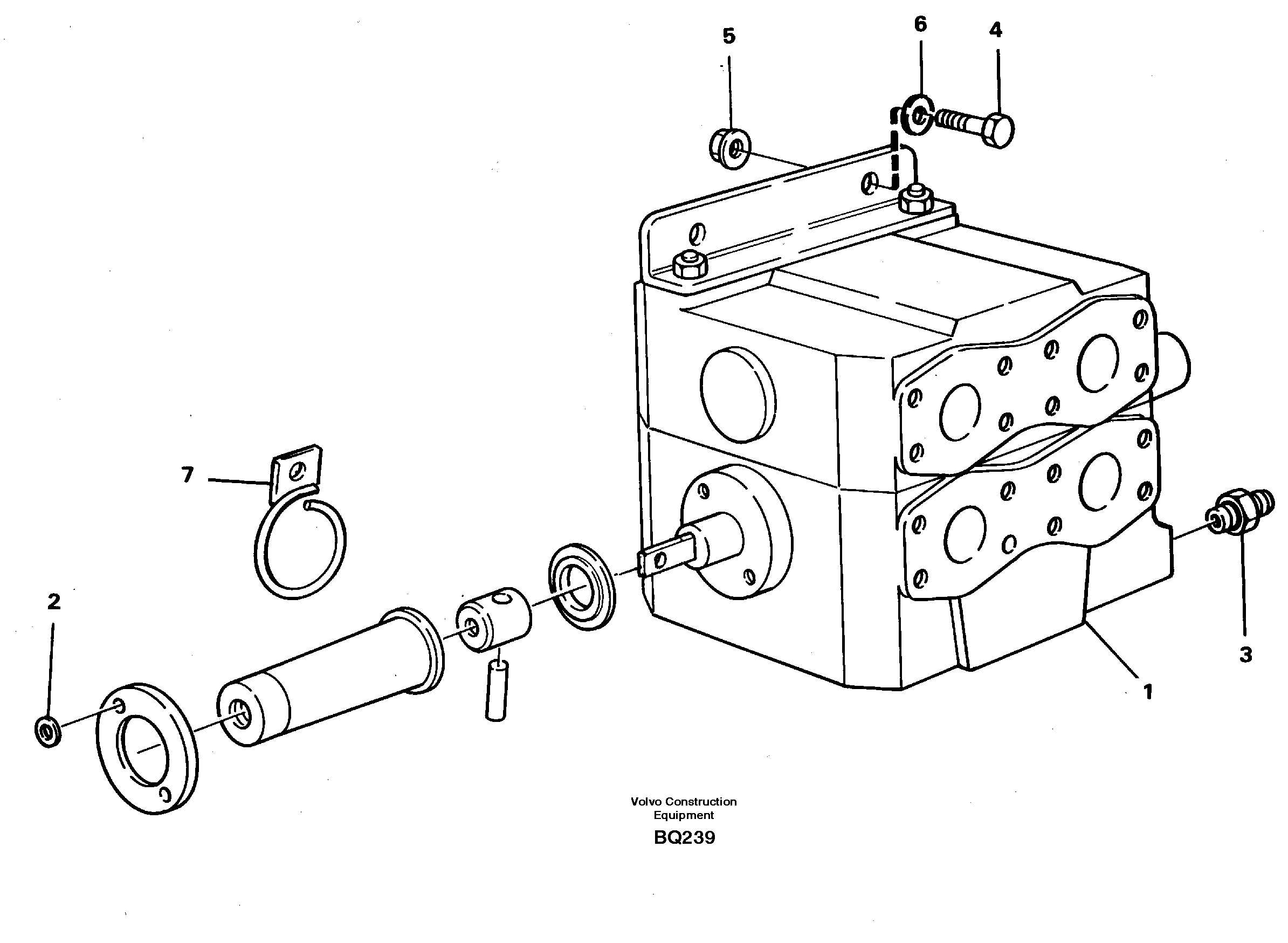 Схема запчастей Volvo A35C - 24594 Tip valve with fitting parts A35C SER NO 4621-, SER NO USA 60001-