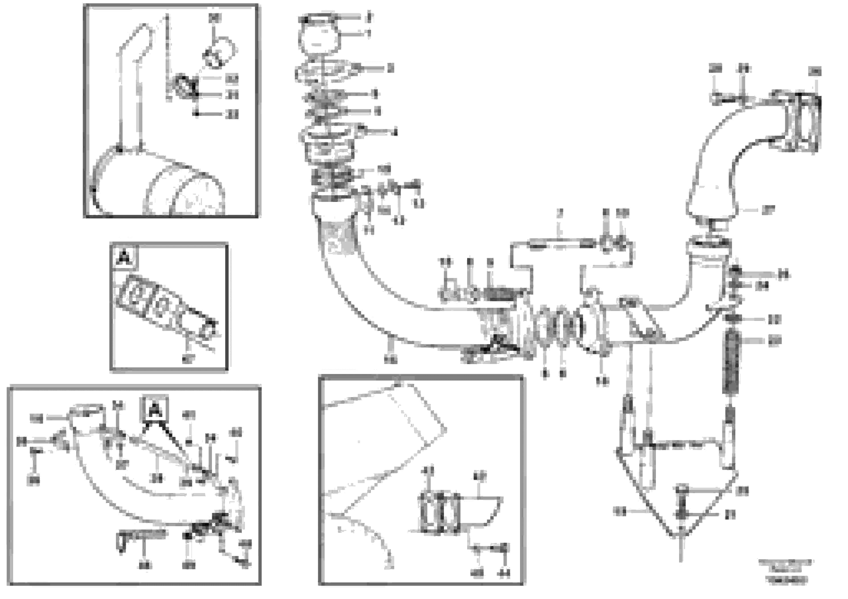 Схема запчастей Volvo A35C - 86652 Body heating A35C SER NO 4621-, SER NO USA 60001-