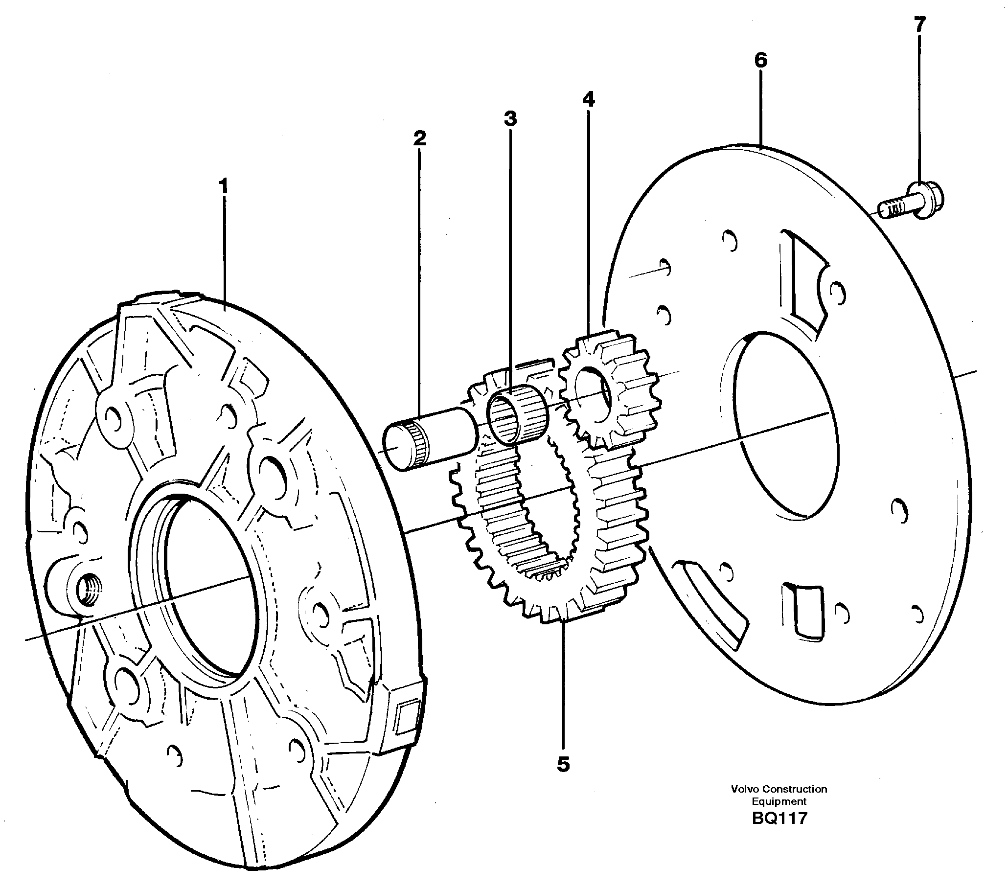 Схема запчастей Volvo A35C - 22048 Насос масляный A35C SER NO 4621-, SER NO USA 60001-
