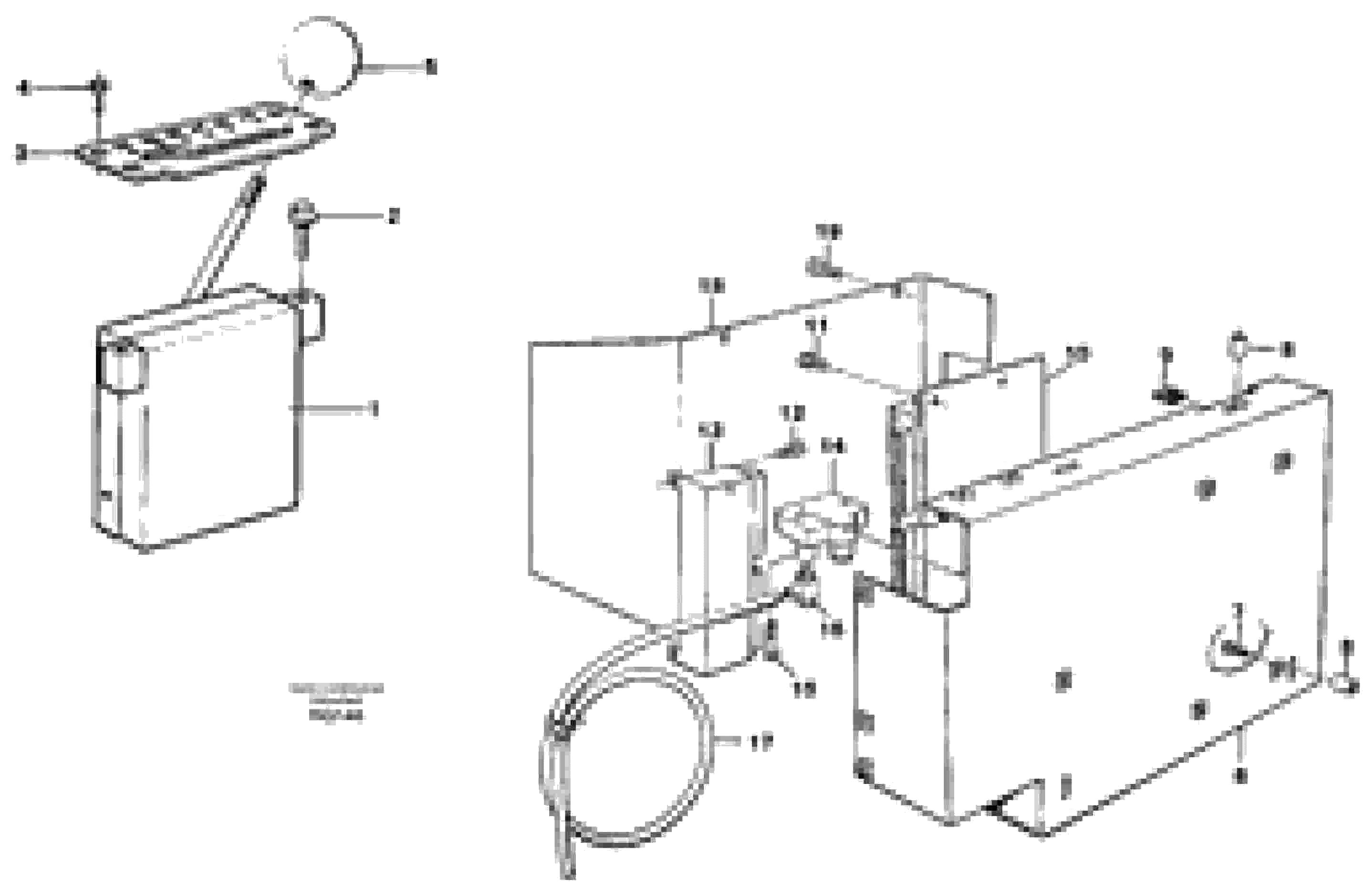 Схема запчастей Volvo A35C - 99469 Control system, gear selector A35C SER NO 4621-, SER NO USA 60001-