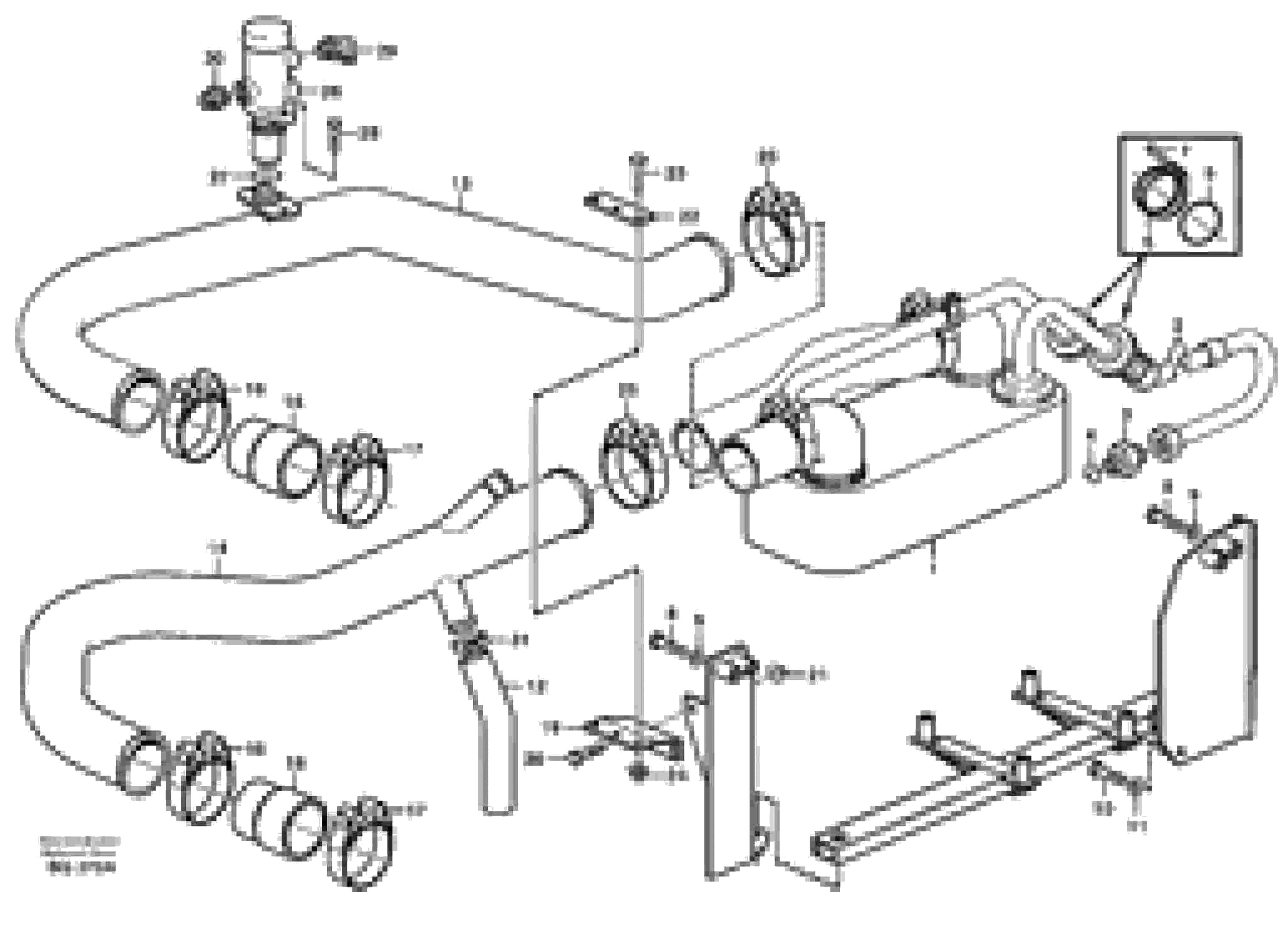 Схема запчастей Volvo A35C - 86112 Масляный радиатор A35C SER NO 4621-, SER NO USA 60001-
