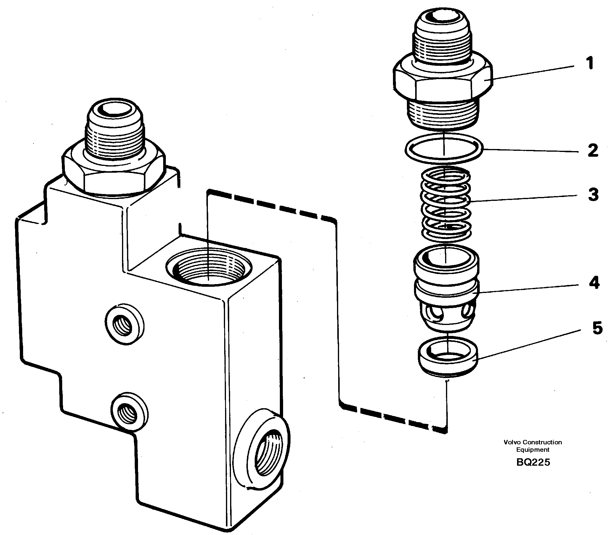 Схема запчастей Volvo A35C - 24574 Клапан обратный A35C SER NO 4621-, SER NO USA 60001-