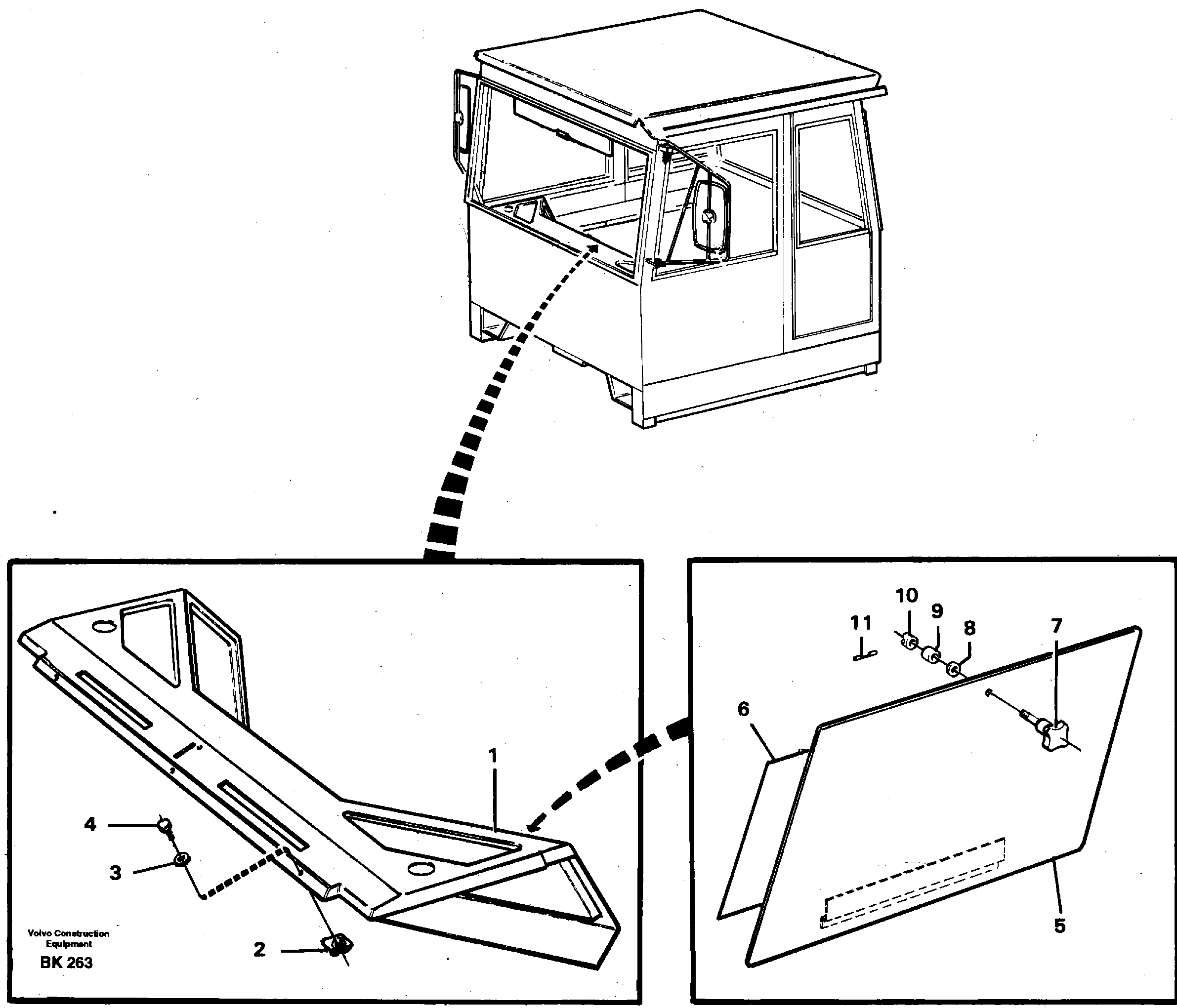 Схема запчастей Volvo A35C - 55558 Instrument panel A35C VOLVO BM VOLVO BM A35C SER NO - 4620