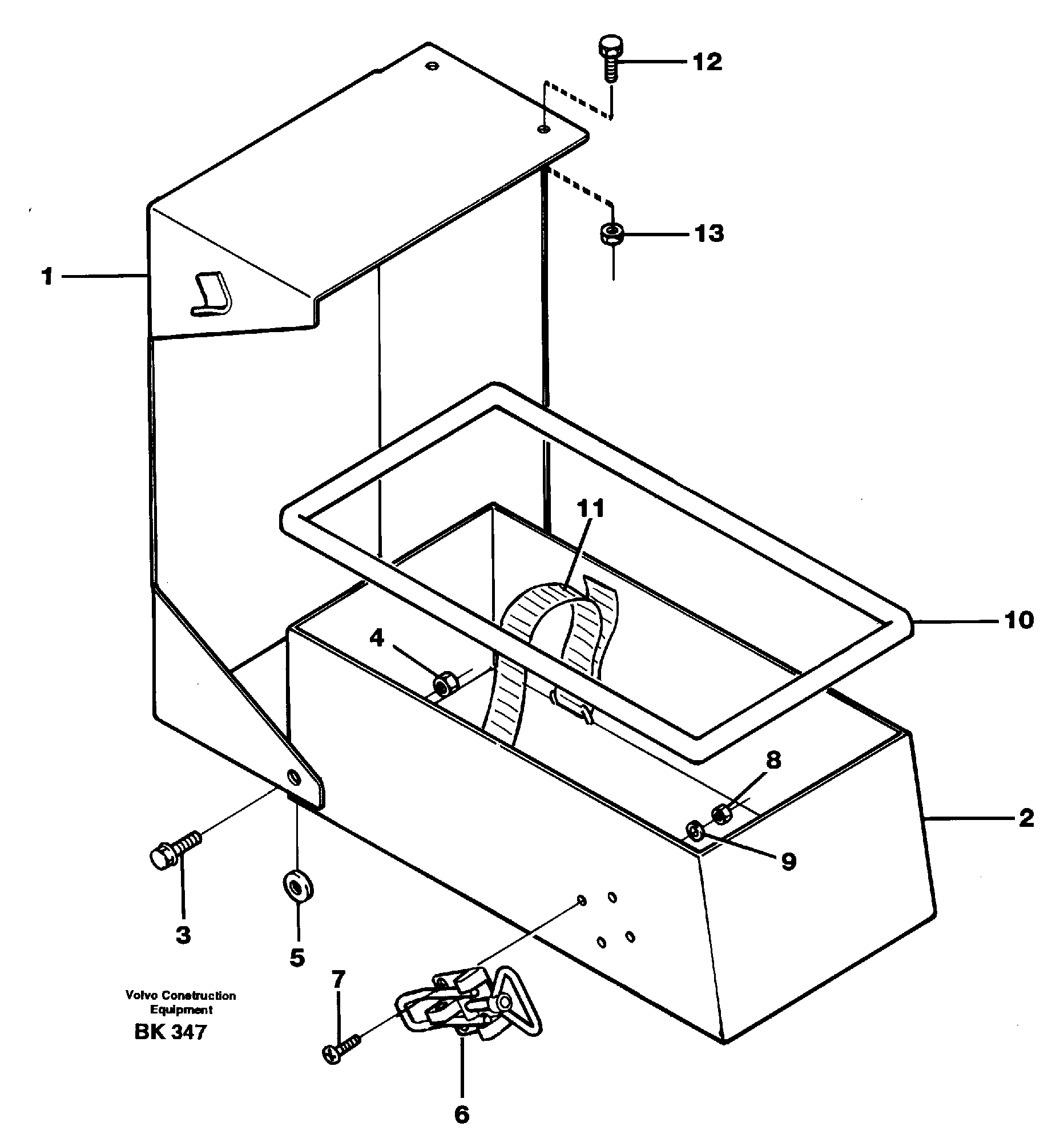 Схема запчастей Volvo A35C - 65900 Toolbox A35C VOLVO BM VOLVO BM A35C SER NO - 4620