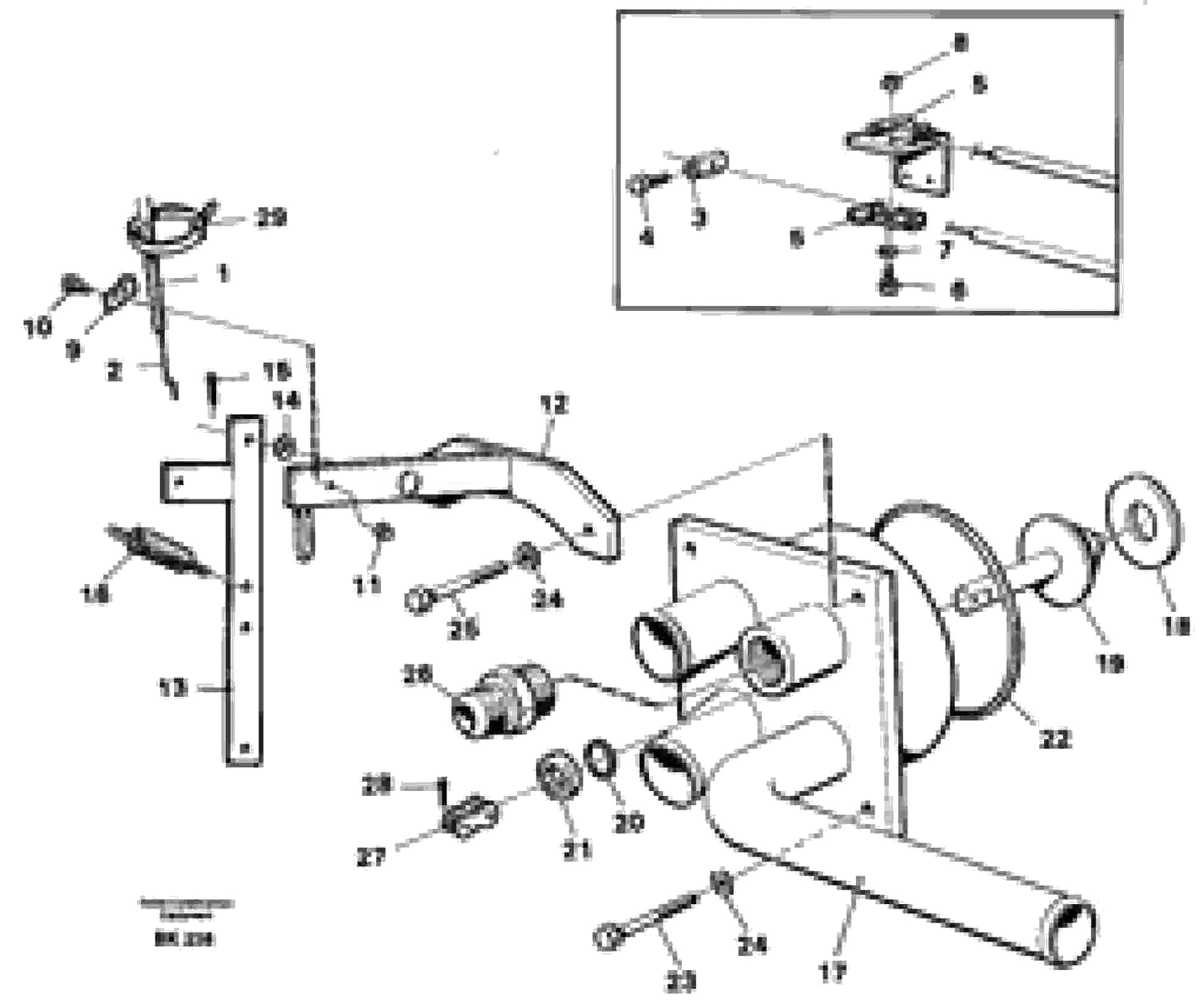 Схема запчастей Volvo A35C - 60430 Shut-off valve A35C VOLVO BM VOLVO BM A35C SER NO - 4620