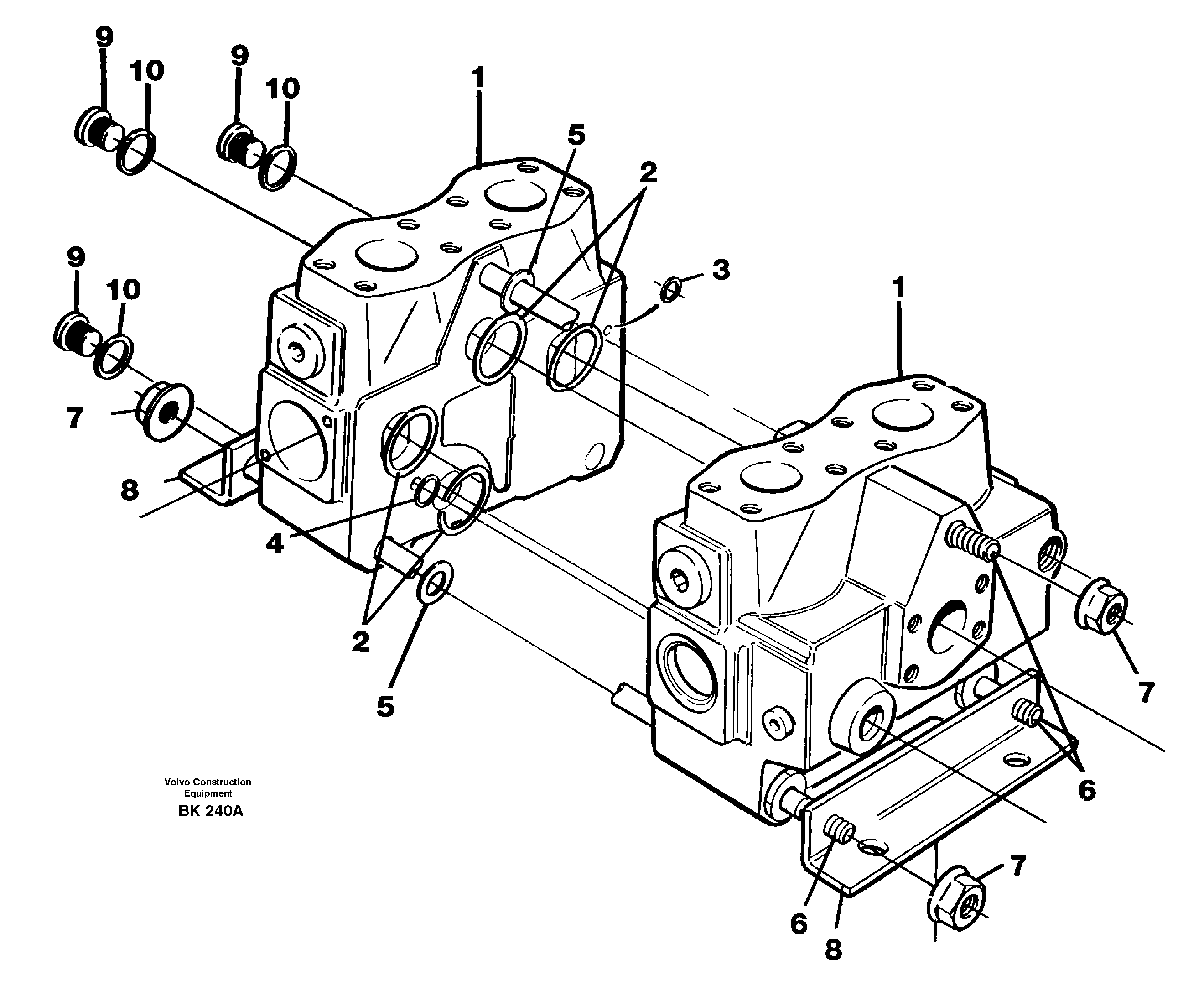 Схема запчастей Volvo A35C - 12893 Tip valve A35C VOLVO BM VOLVO BM A35C SER NO - 4620