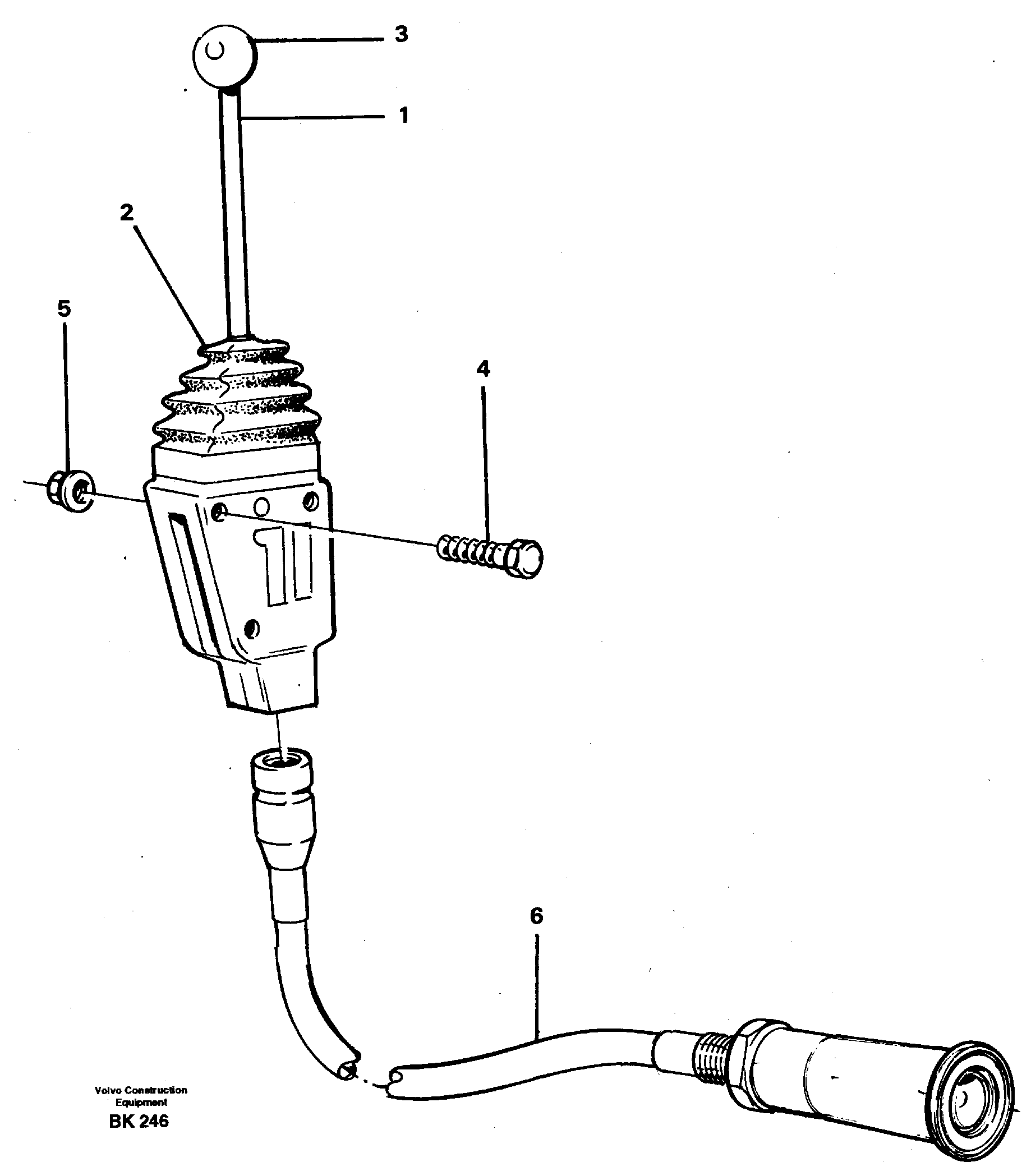 Схема запчастей Volvo A35C - 89833 Tip control A35C VOLVO BM VOLVO BM A35C SER NO - 4620