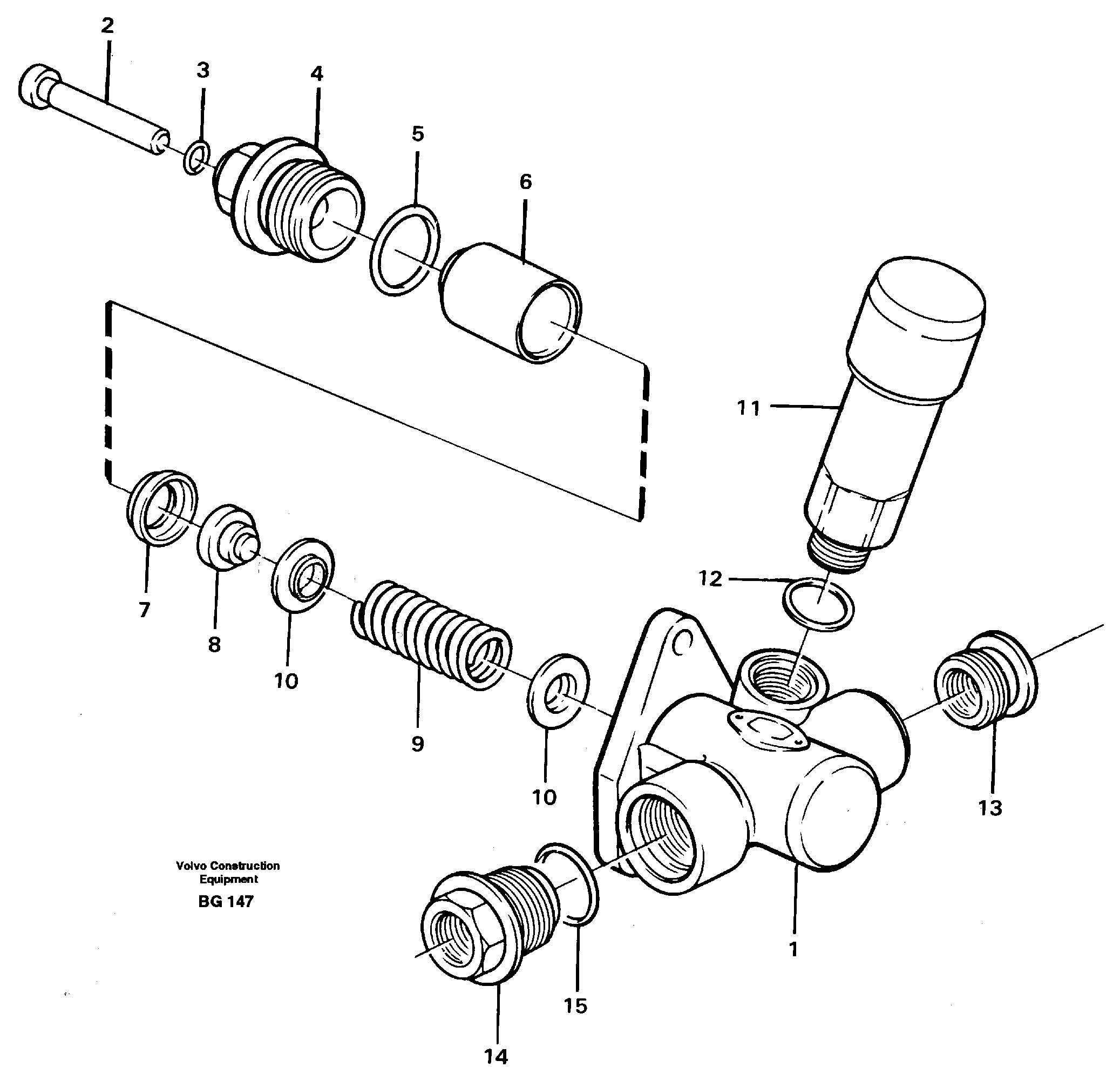 Схема запчастей Volvo A40 - 95985 Feed pump A40 VOLVO BM VOLVO BM A40 SER NO - 1151/- 60026