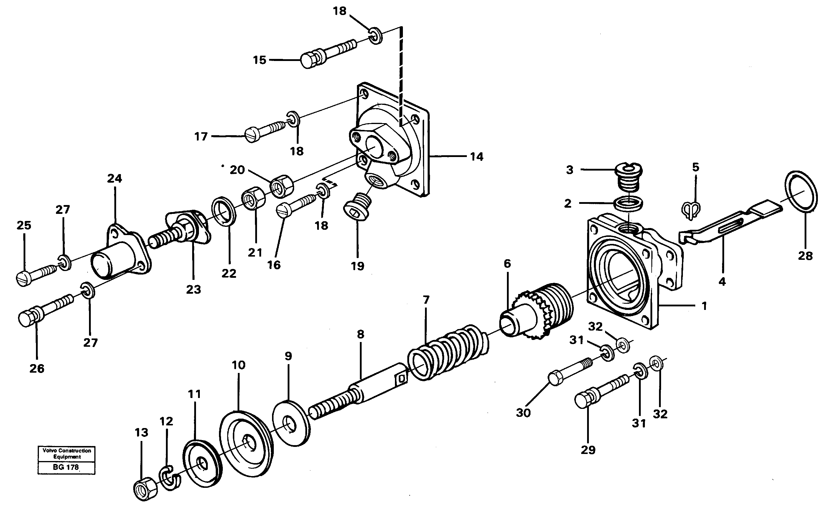 Схема запчастей Volvo A40 - 10900 Smoke limiter, rear A40 VOLVO BM VOLVO BM A40 SER NO - 1151/- 60026