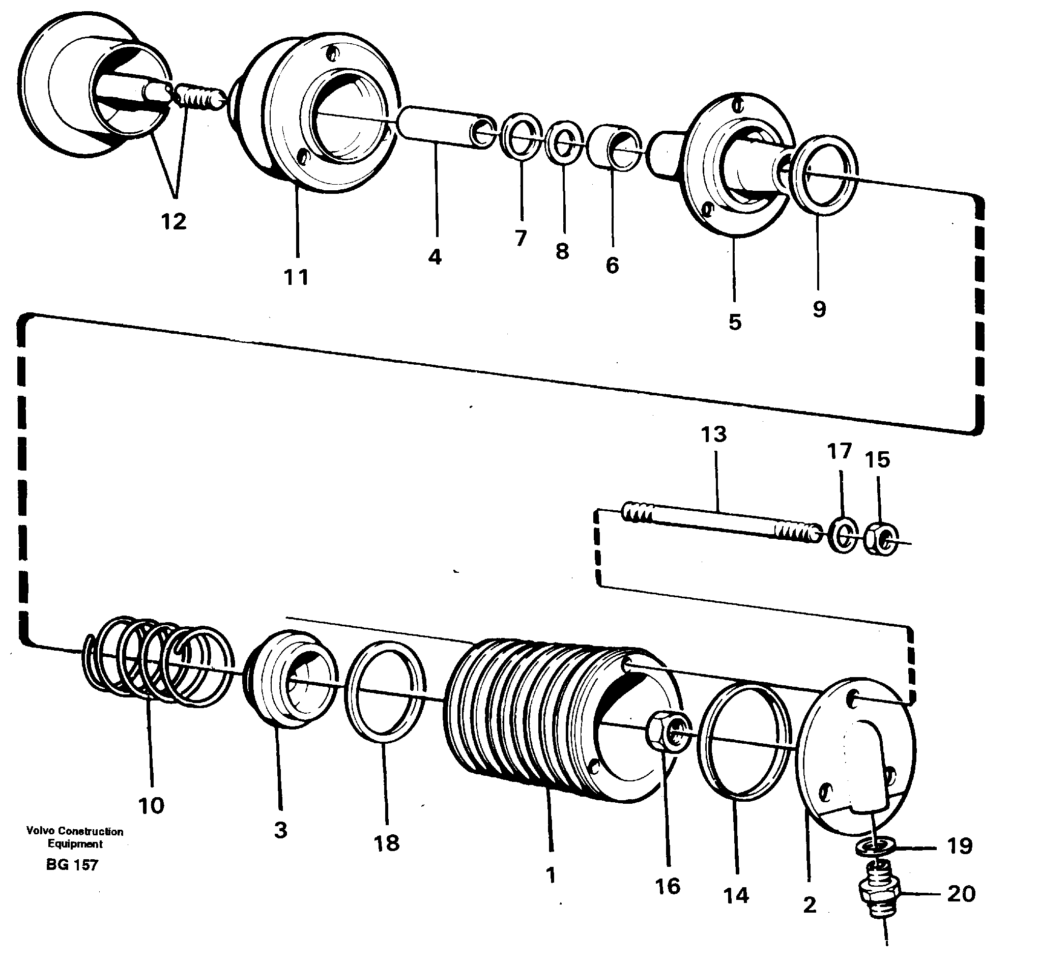 Схема запчастей Volvo A40 - 35325 Exhaust pressure regulator A40 VOLVO BM VOLVO BM A40 SER NO - 1151/- 60026